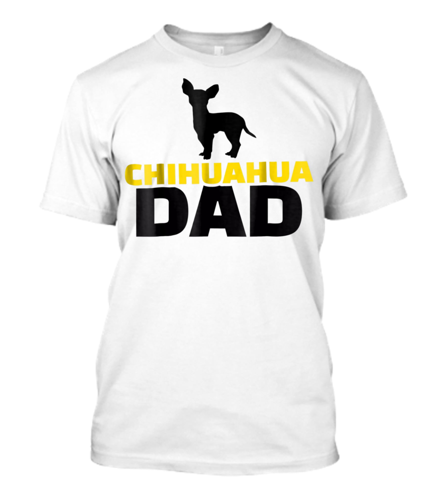 Chihuahua Dad Silhouette T-Shirt