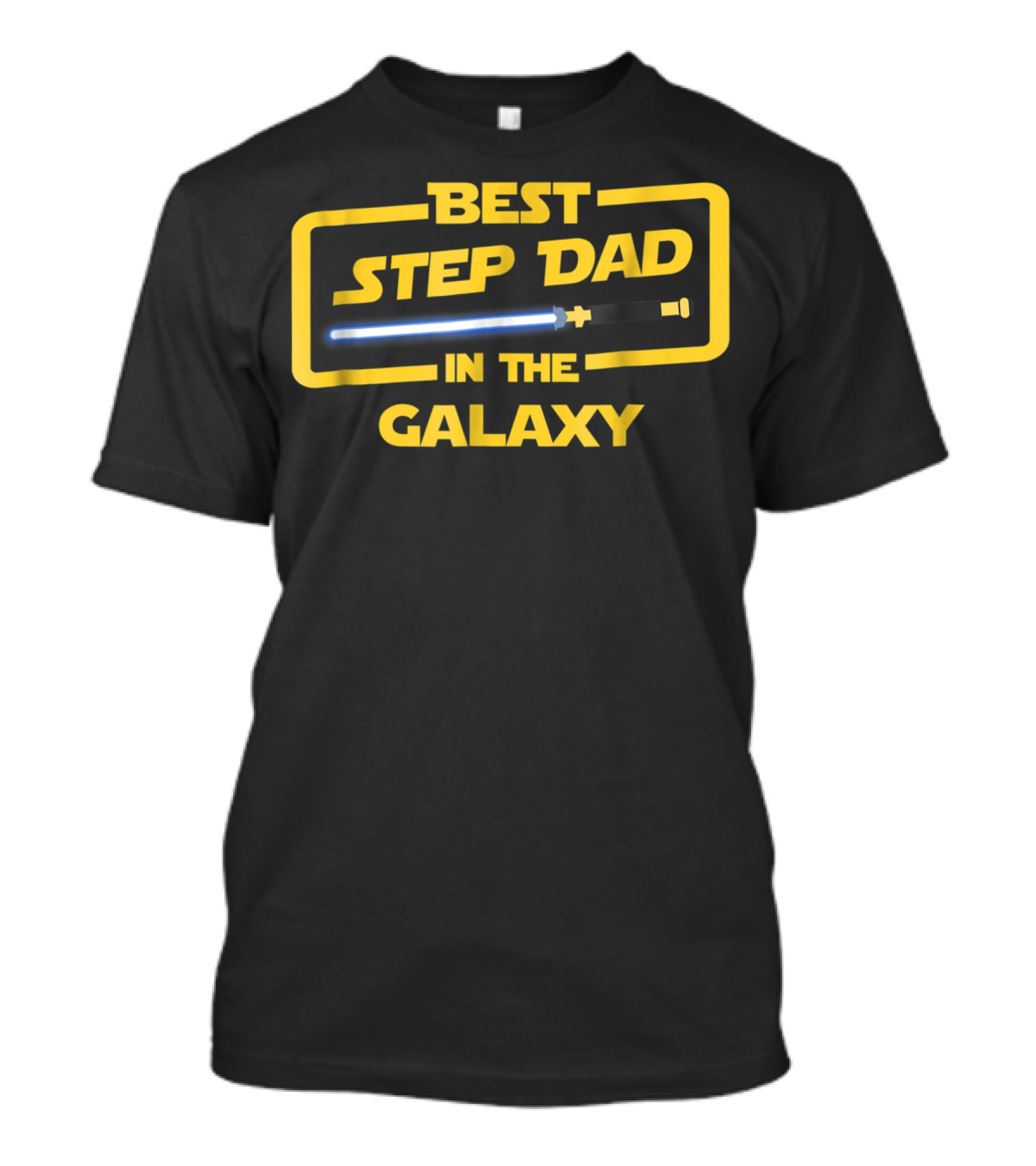Best Step Dad In The Galaxy Lightsaber T-Shirt