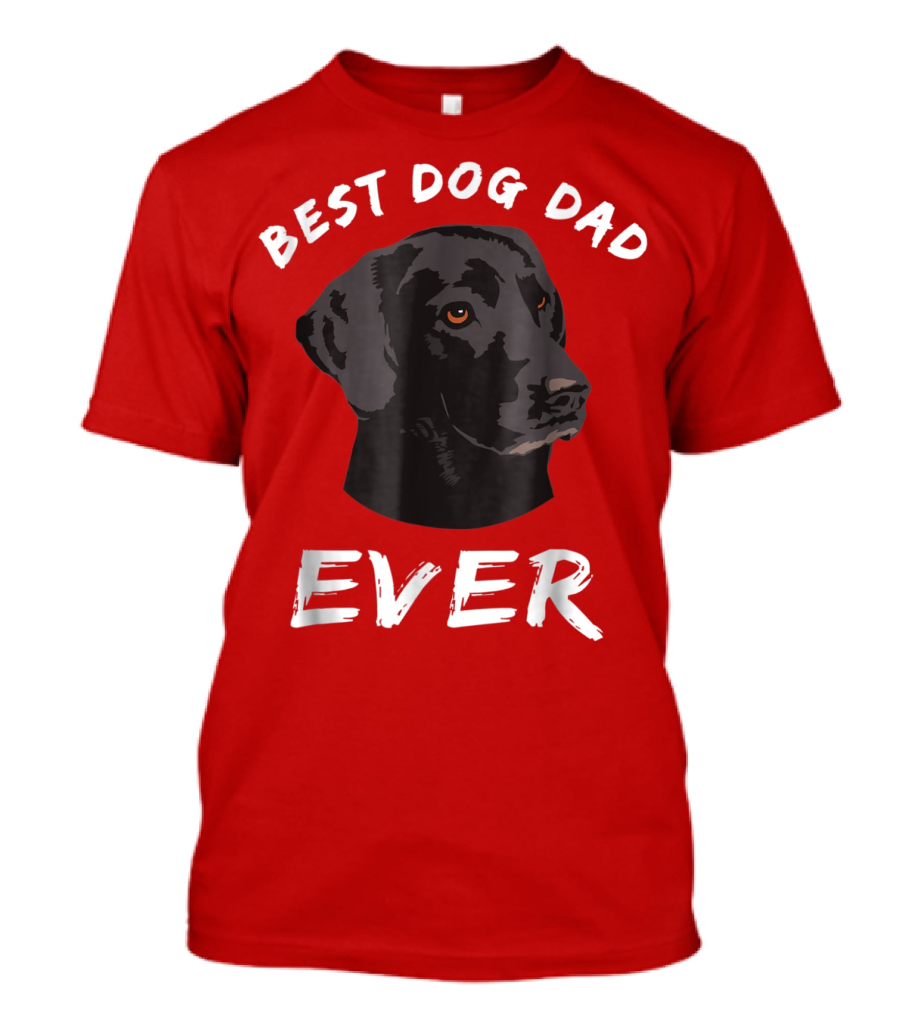 Best Dog Dad Ever Black Lab Retriever T-Shirt
