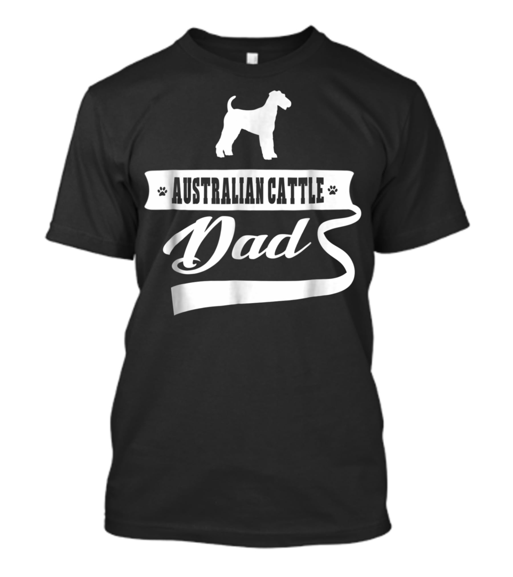 Australian Cattle Dad Dog Mens Animal Dogs T-Shirt