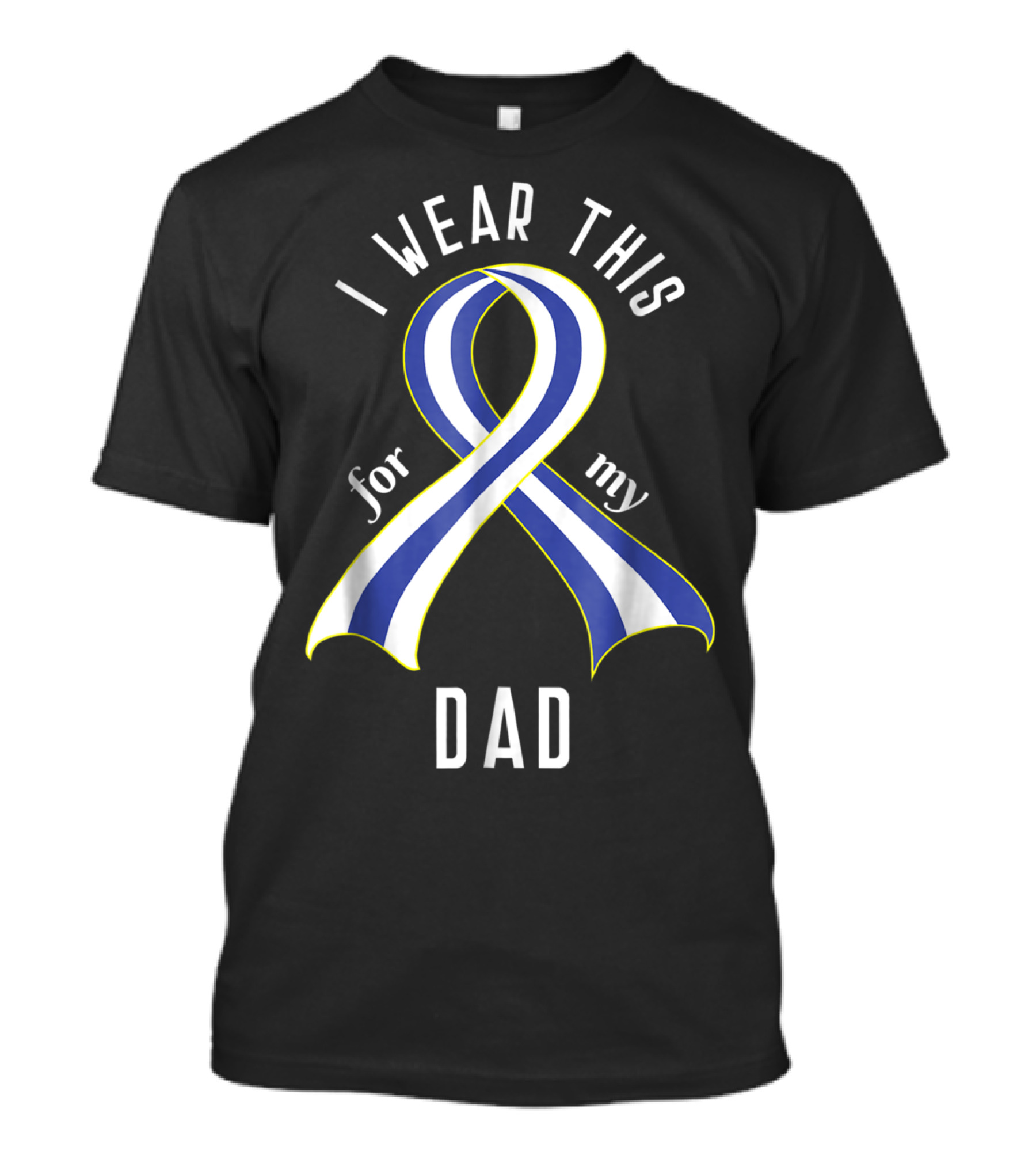 I Wear This ALS Awareness Ribbon For My Dad T-Shirt