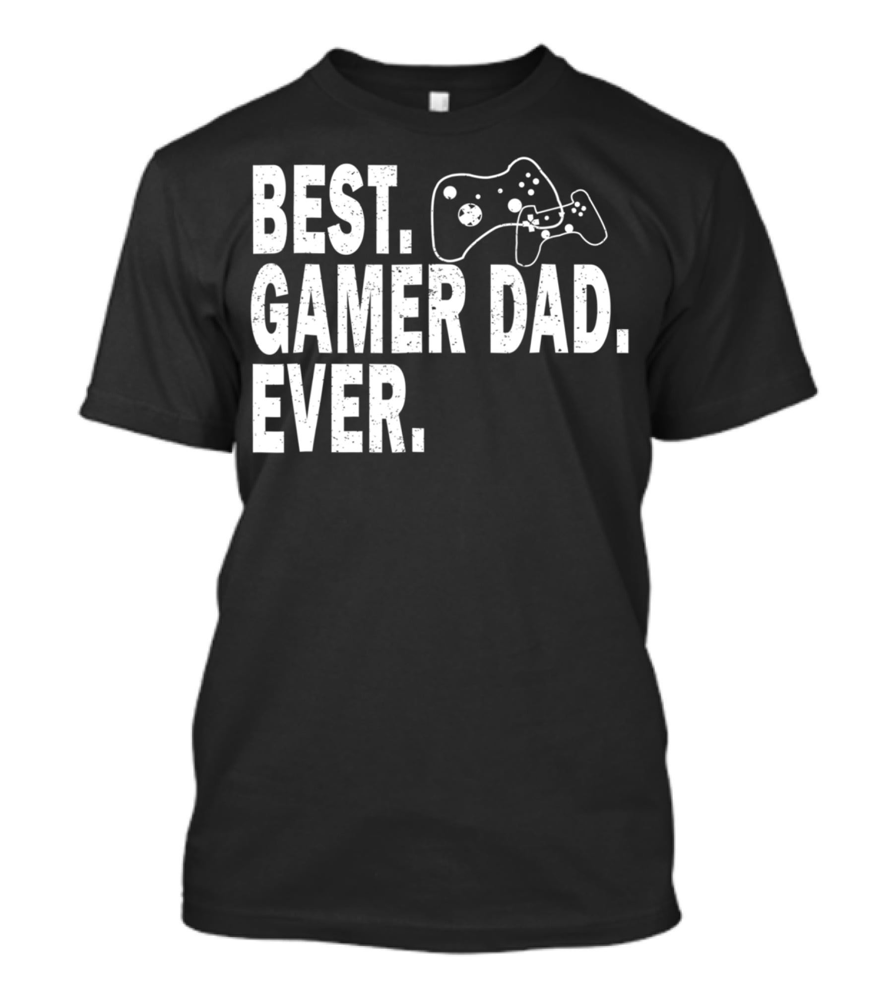 Best Gamer Dad Ever Funny Father Gaming Controller T-Shirt