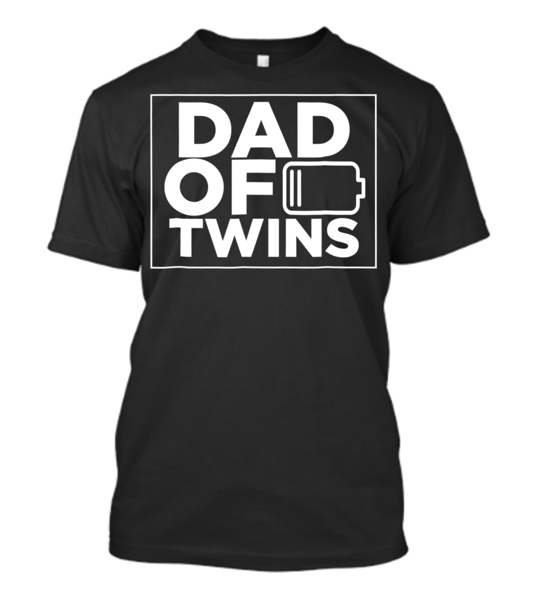 Dad Of Twins Low Battery T-Shirt