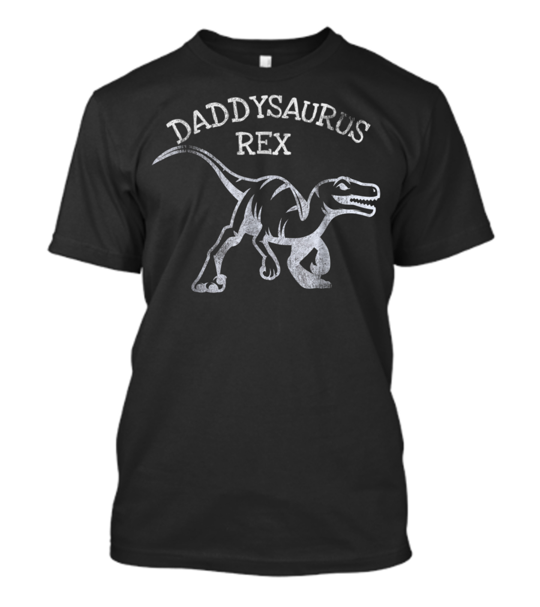 Daddysaurus Rex Dad Dino Gender Reveal Pregnancy Announcement T-Shirt