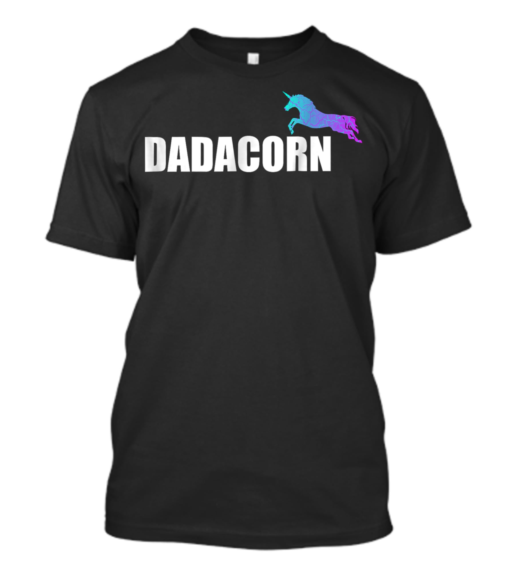 Dadacorn Unicorn Daddy Dad T-Shirt