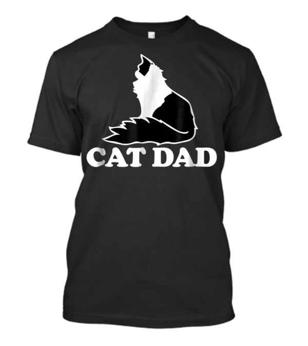 Cat Dad Tuxedo Cat Lovers 36 T-Shirt