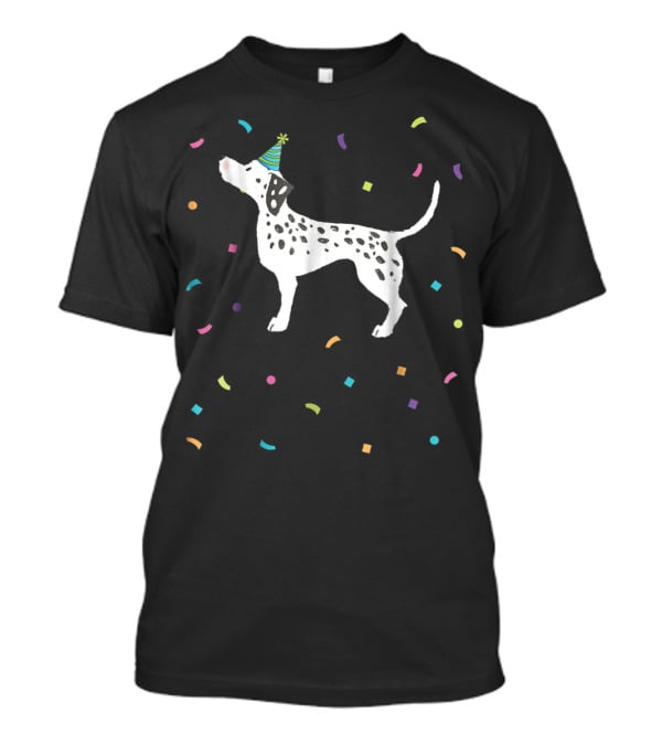 Cute Dalmatian Dog Dad Party T-Shirt