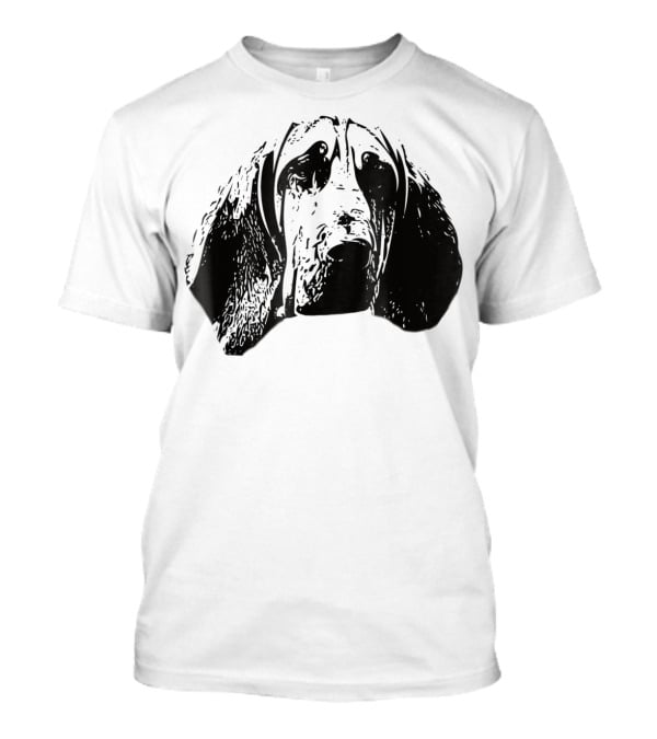 Bloodhound Face Dog Mom Or Dad T-Shirt