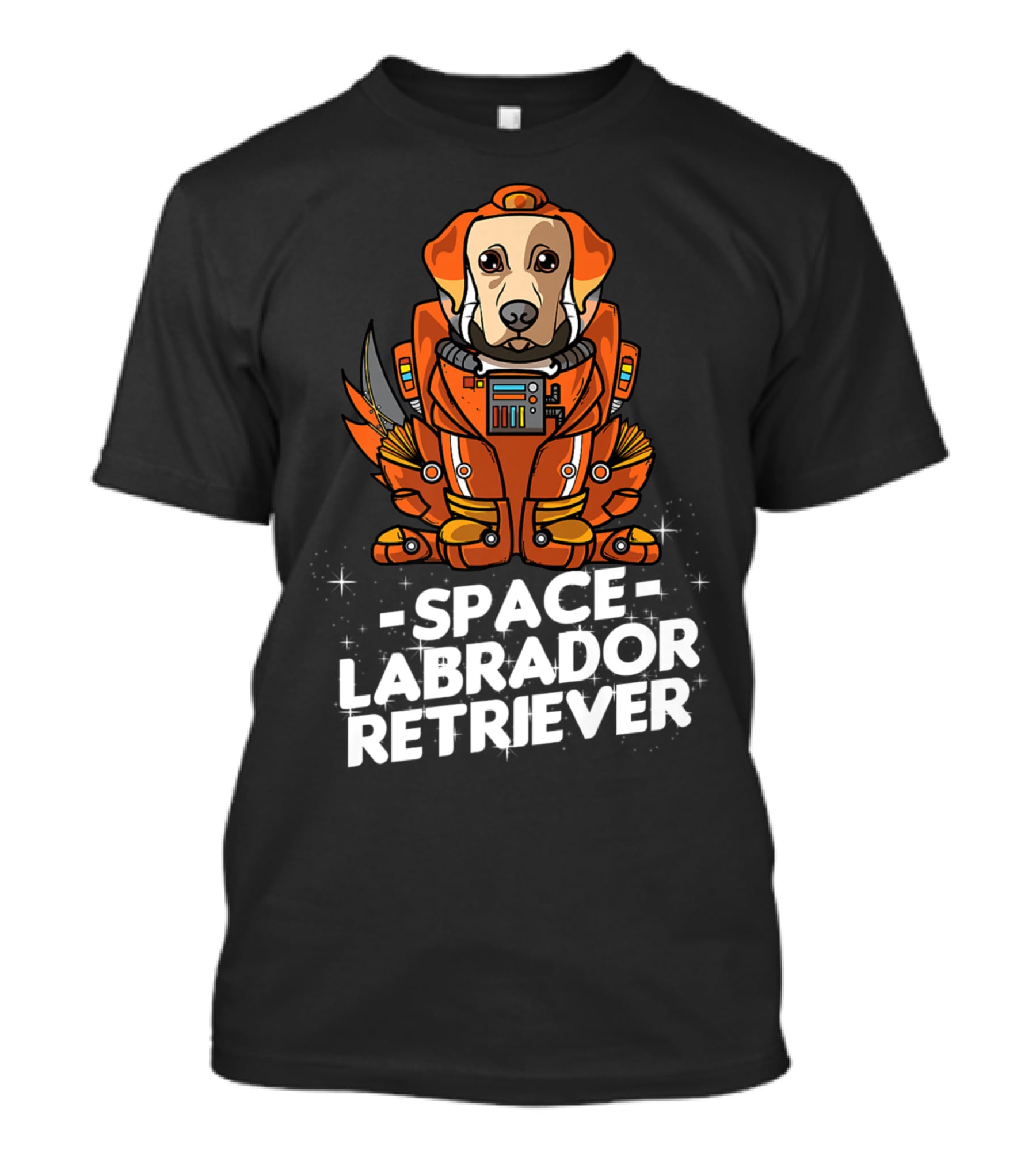Space Labrador Retriever Space Suit Dog T-Shirt