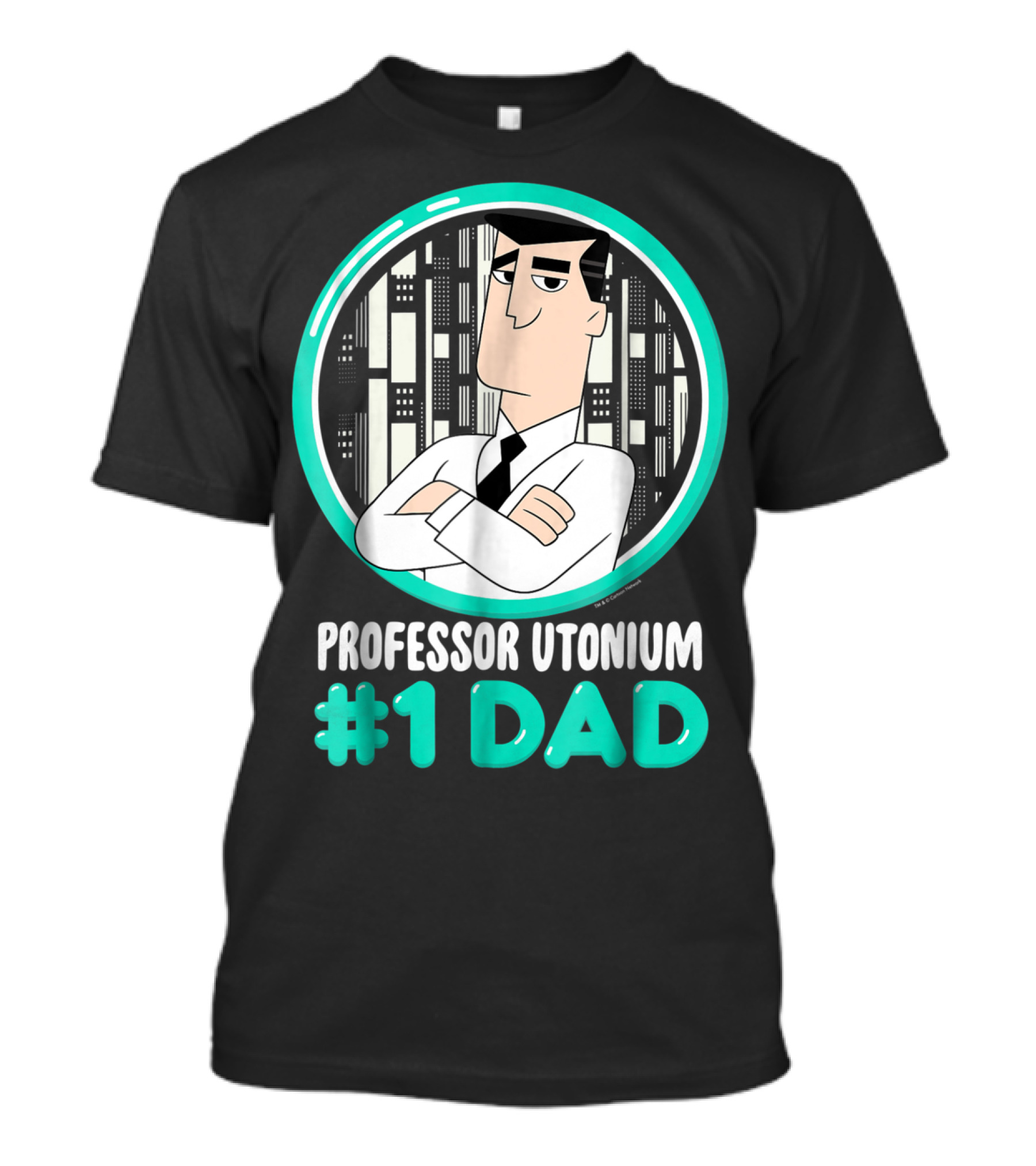 CN Powderpuff Girls Professor Utonium #1 Dad T-Shirt
