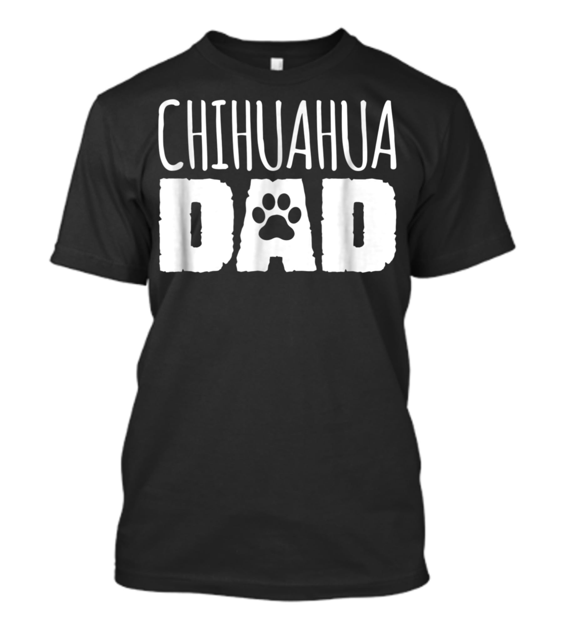 Chihuahua Dad Paw Prints T-Shirt