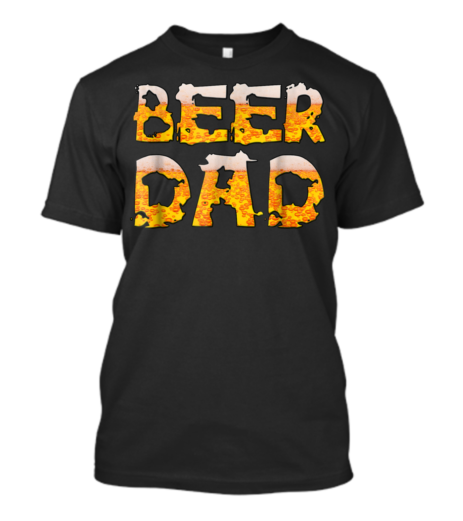 Beer Dad Drinking For Fathers Who Enjoy Beer-Covered Letters T-Shirt