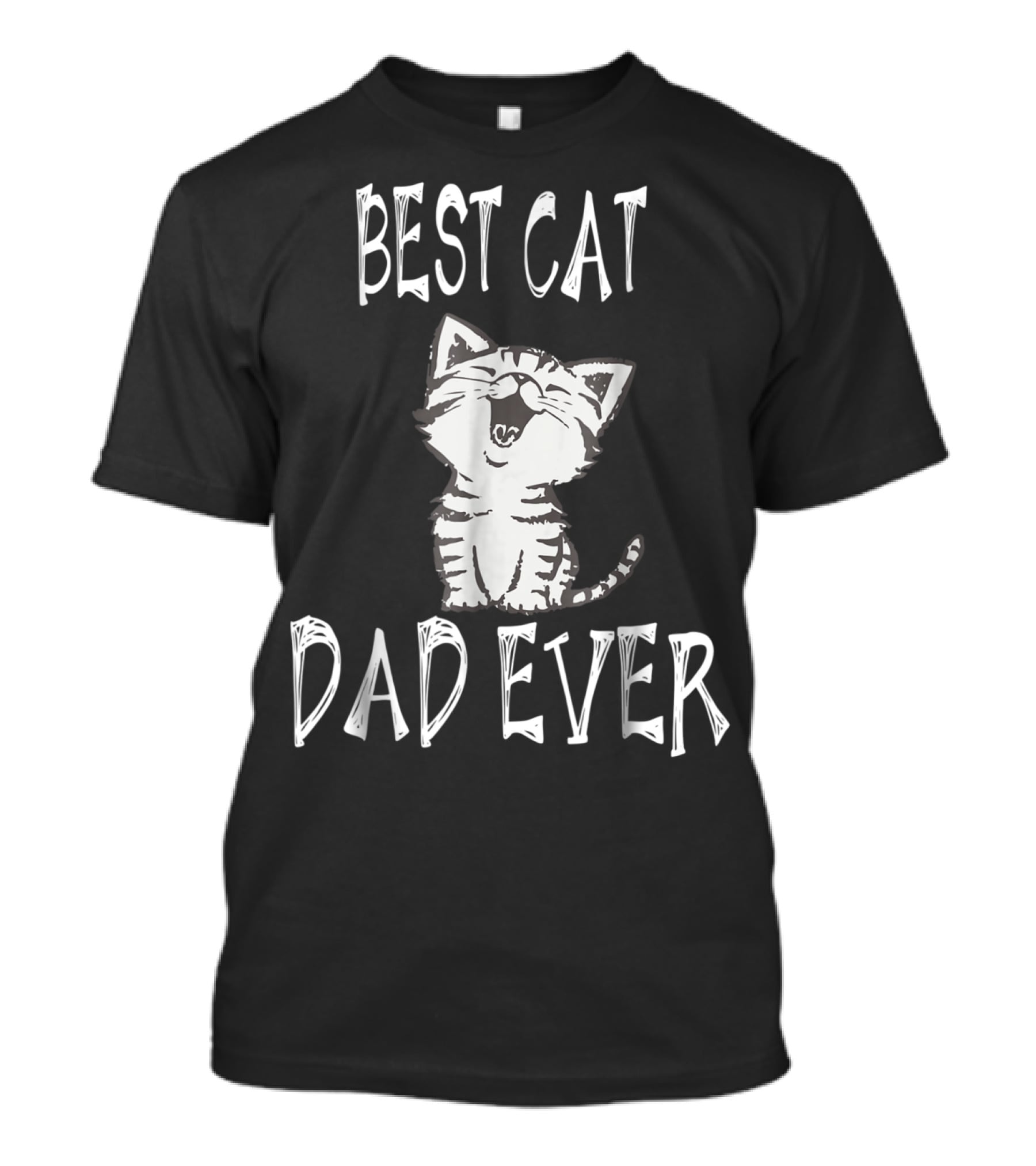Best Cat Dad Ever Kitty T-Shirt