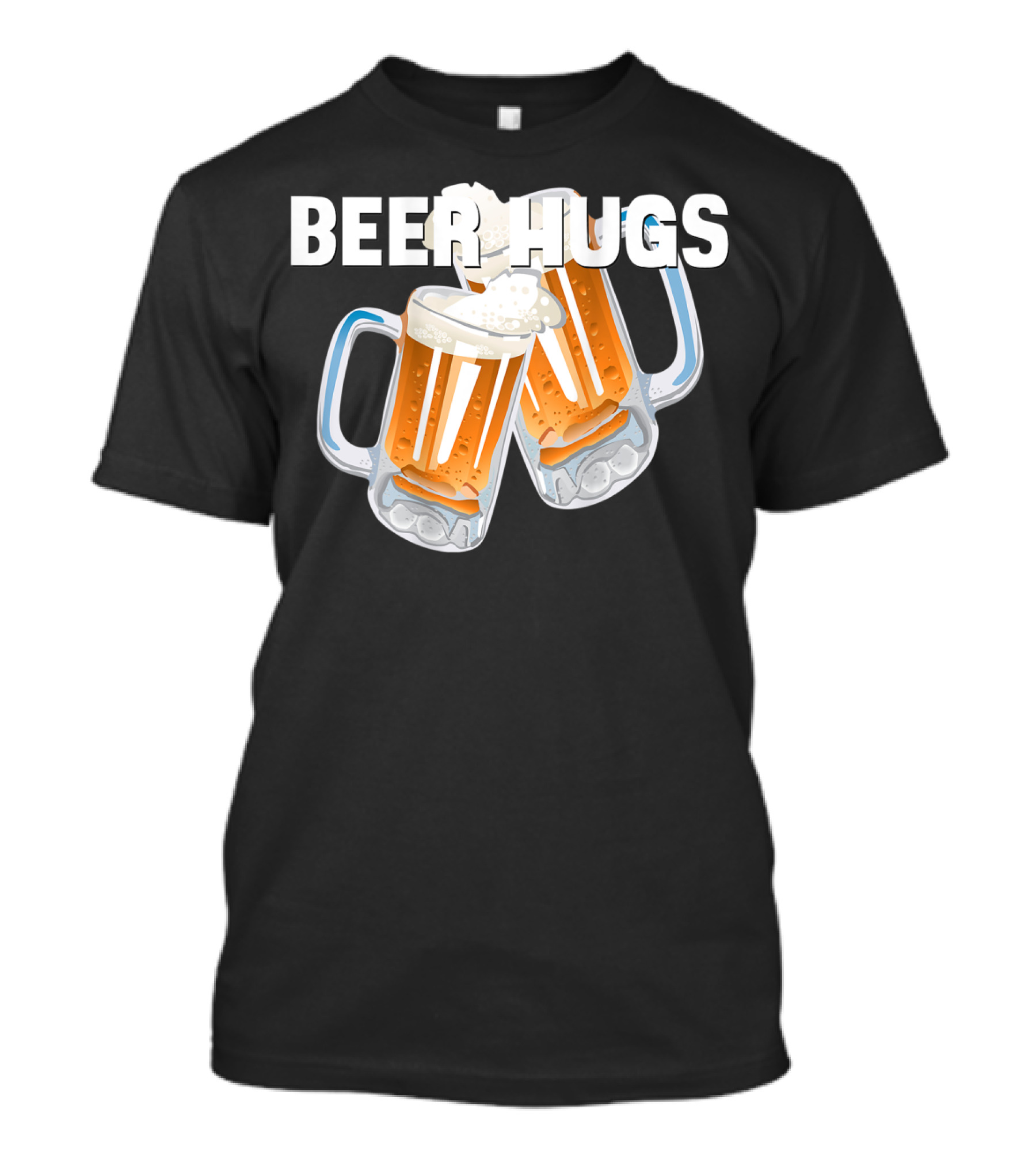 Beer Hugs Beer Drinking Dad Father Papa Husband35 T-Shirt