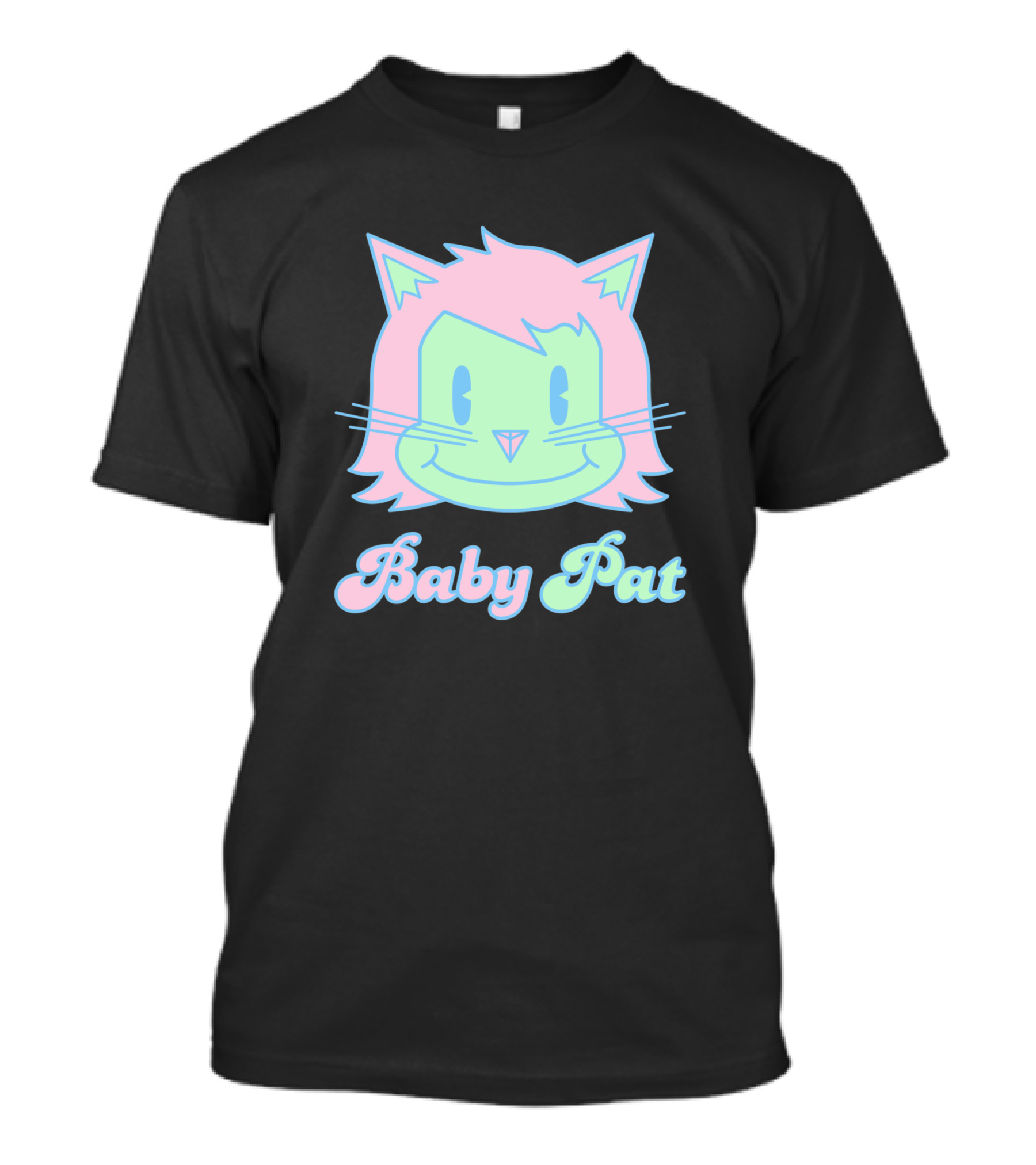 Baby Pat 729803 Pastel Cat Face T-Shirt