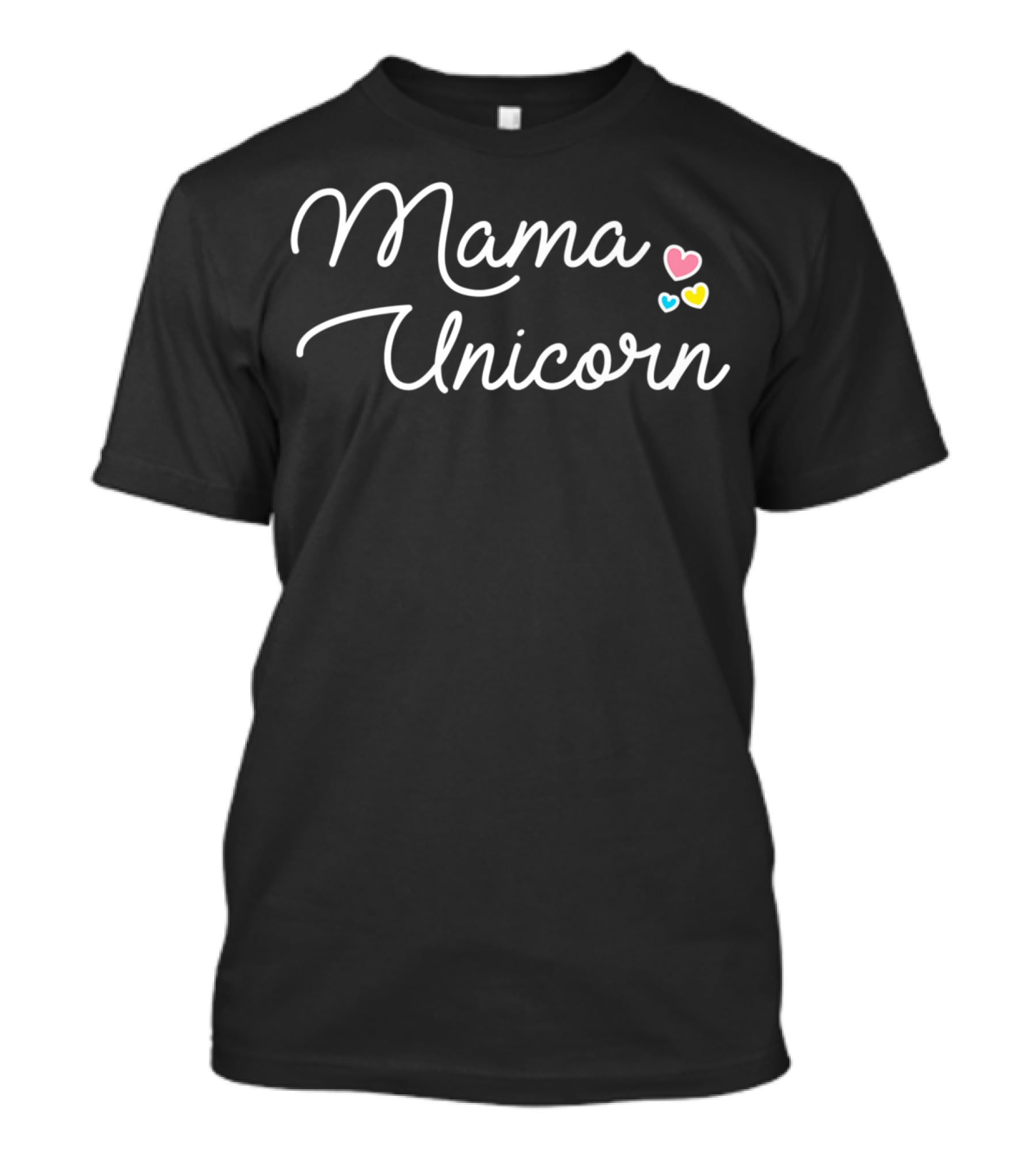 Mama Unicorn Heart Accents Mom29 T-Shirt