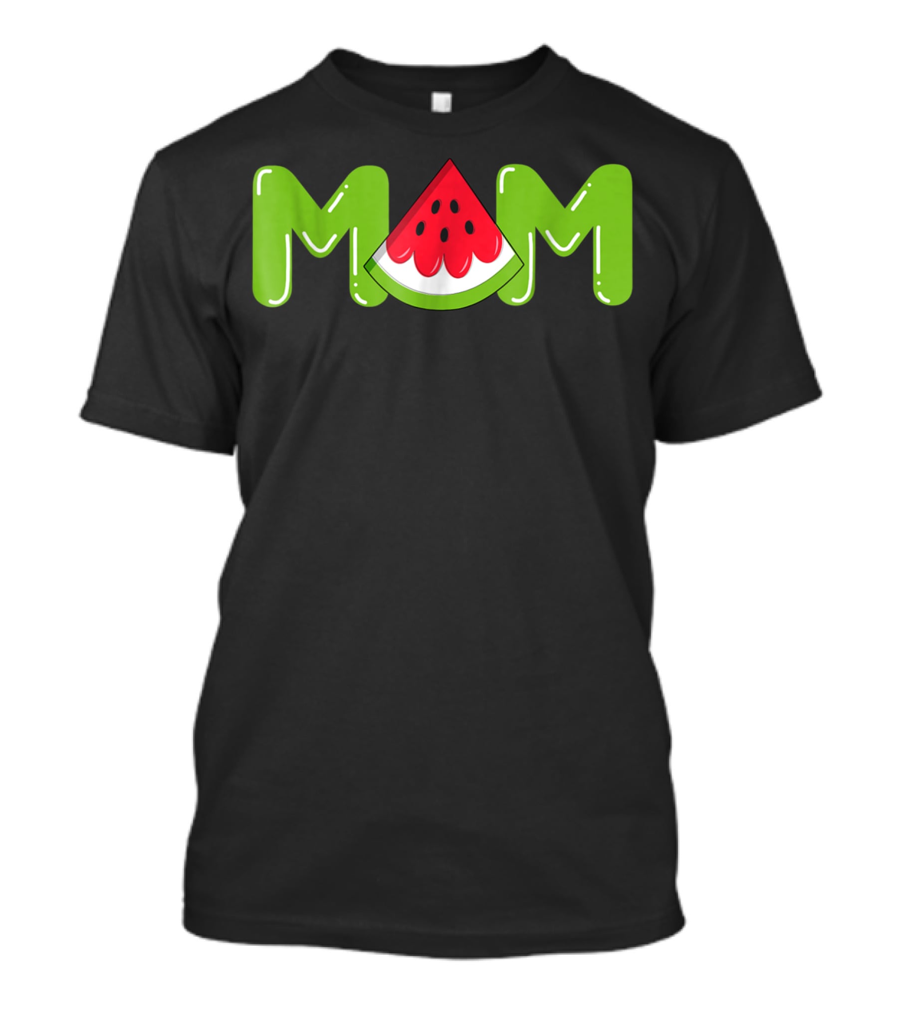 Mom Watermelon Tropical Summer Fruit Mother T-Shirt