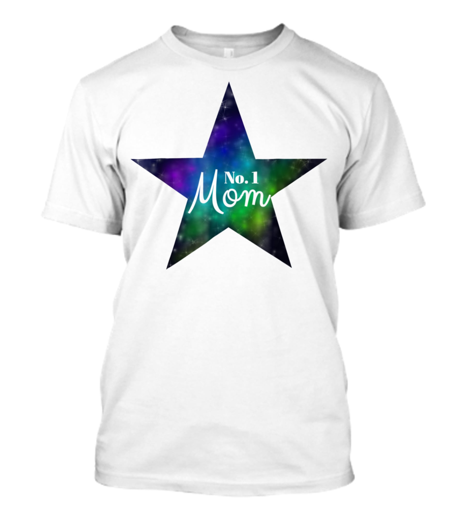 No. 1 Mom Star Galaxy Best Mom In The World T-Shirt