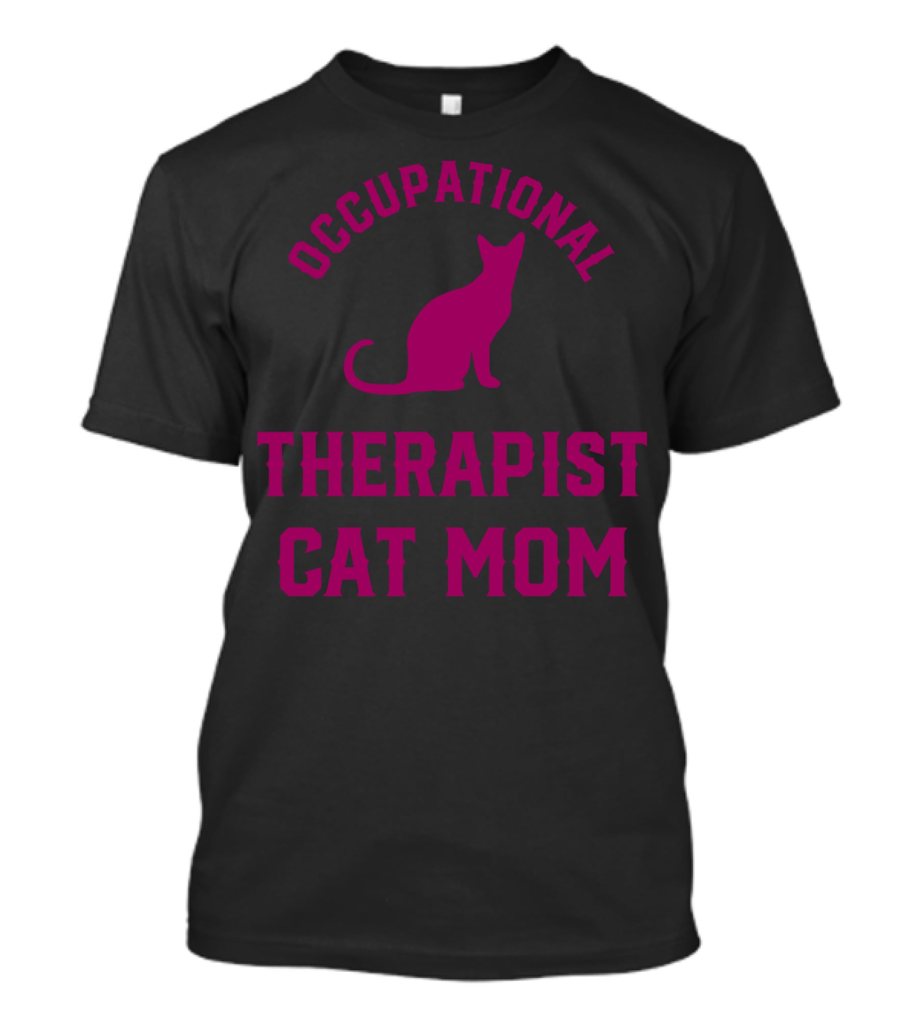 Occupational Therapist Cat Mom T-Shirt