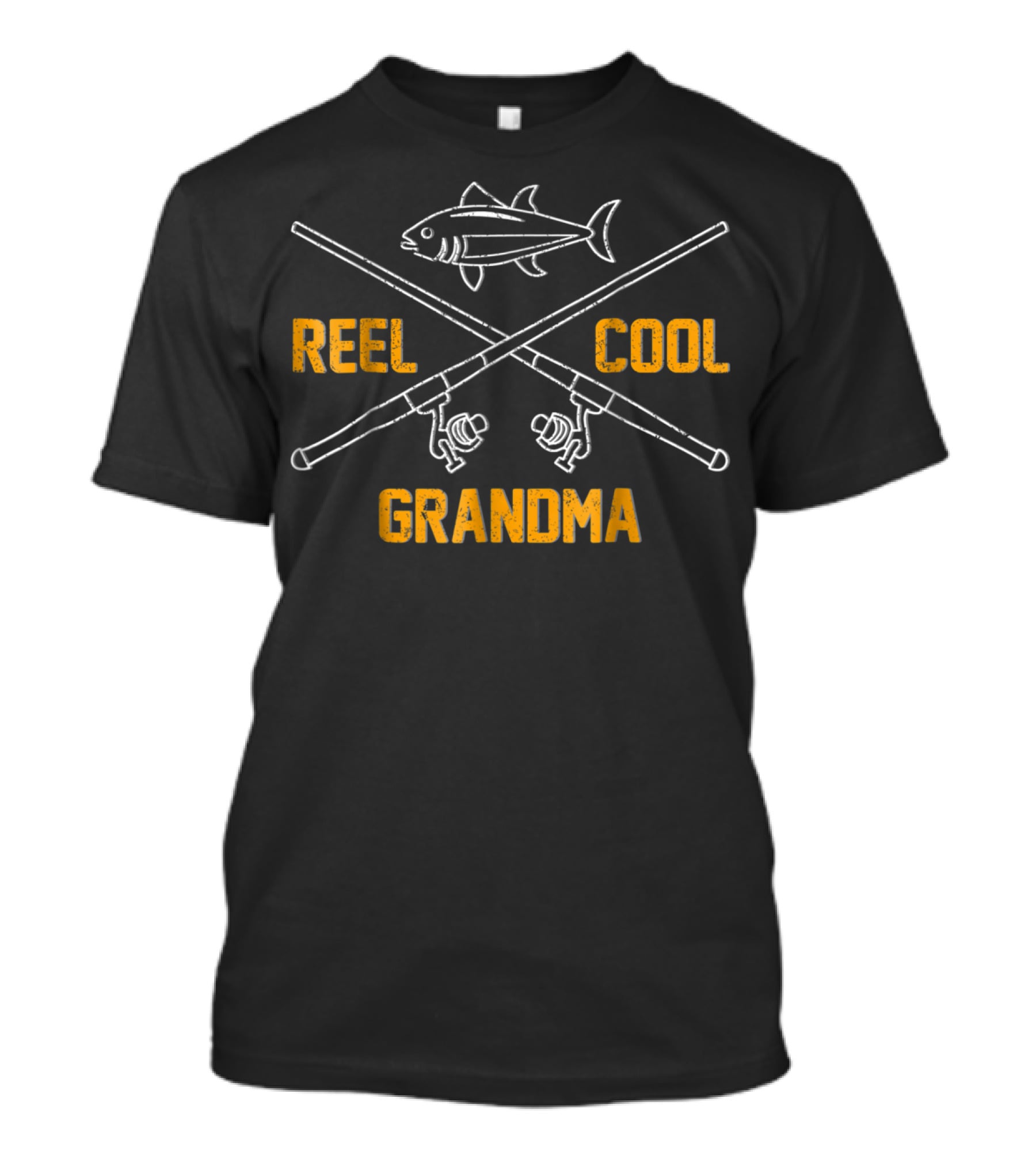 Reel Cool Grandma Fishing Mom Funny Grandmas T-Shirt