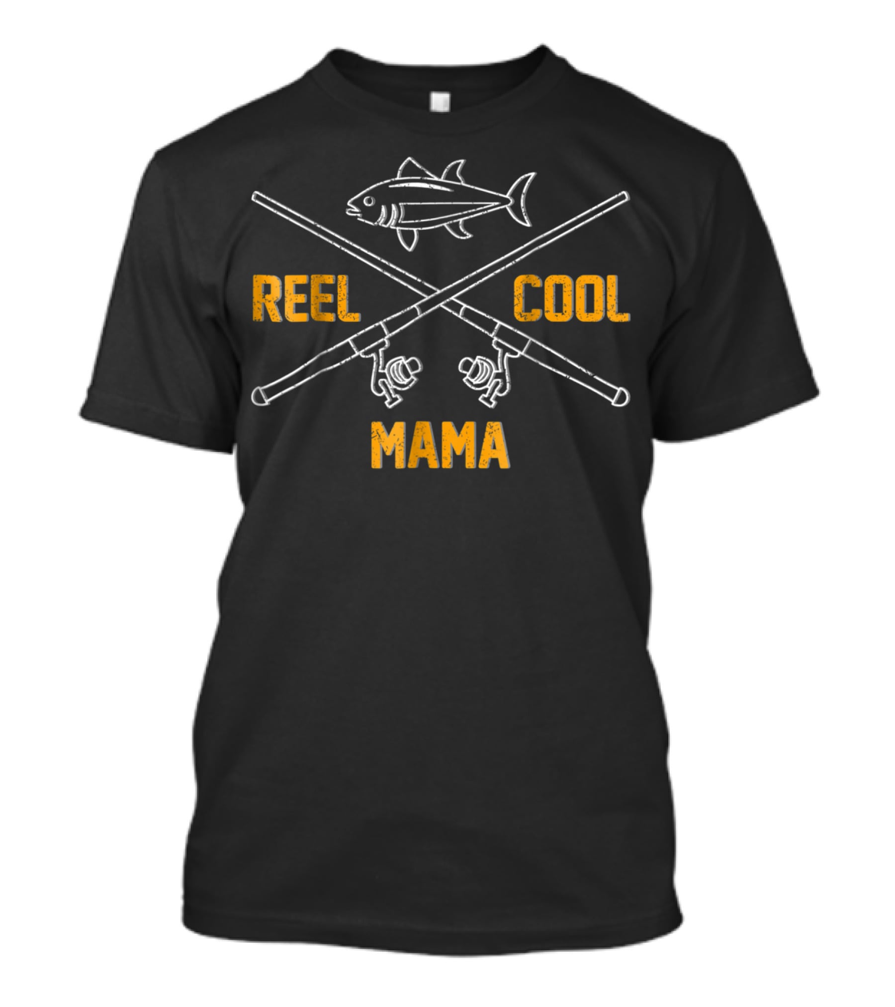 Reel Cool Mama Fishing Mom Mum Women Funny T-Shirt