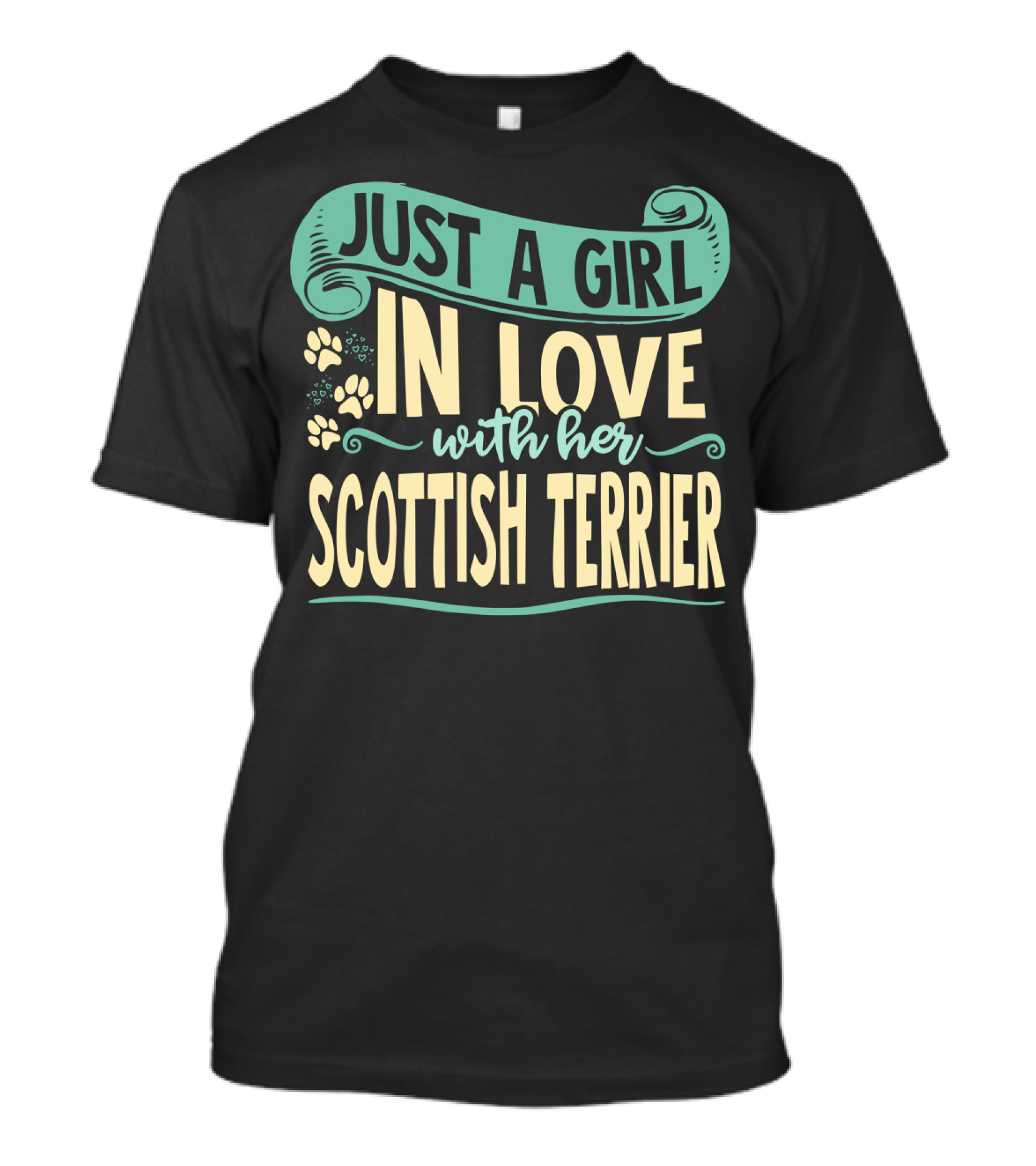 Just A Girl In Love With Her Scottish Terrier T-Shirt