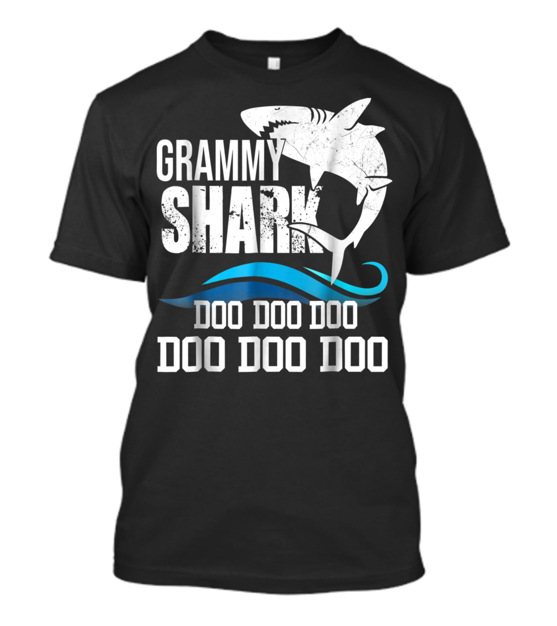 Grammy Shark Doo Doo Doo Mother Mom Grandma Halloween Christmas42 T-Shirt