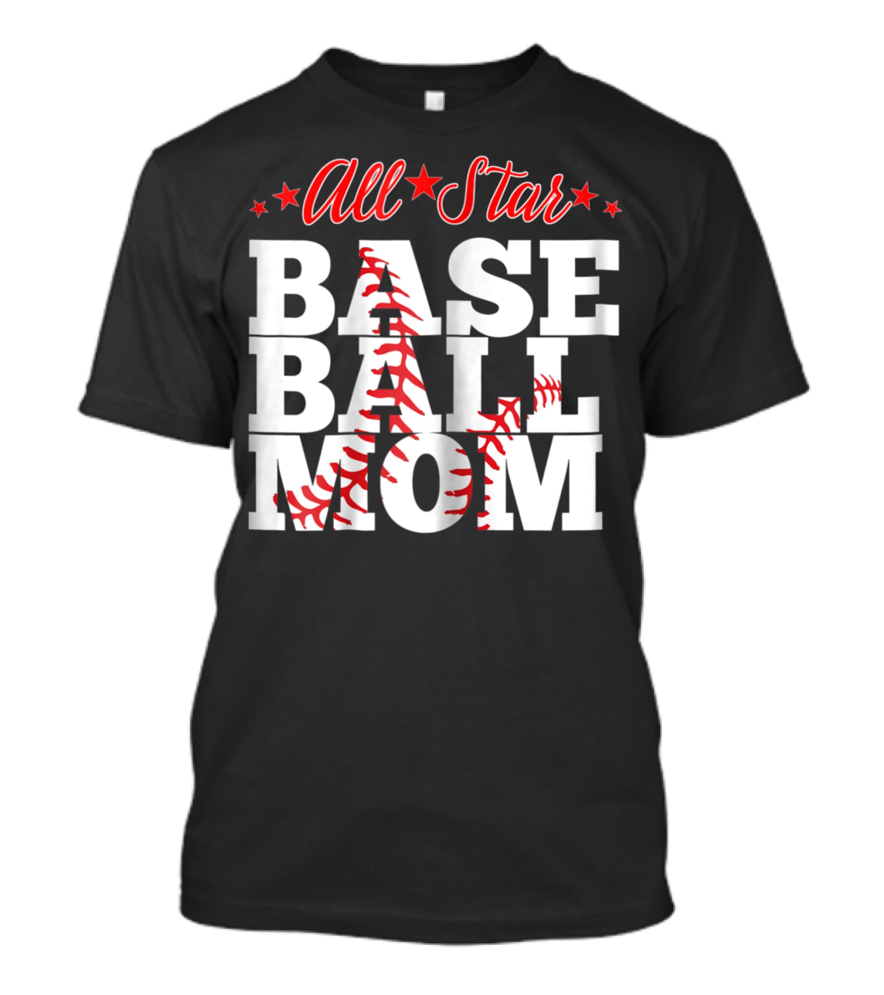 All Star Baseball Mom T-Shirt