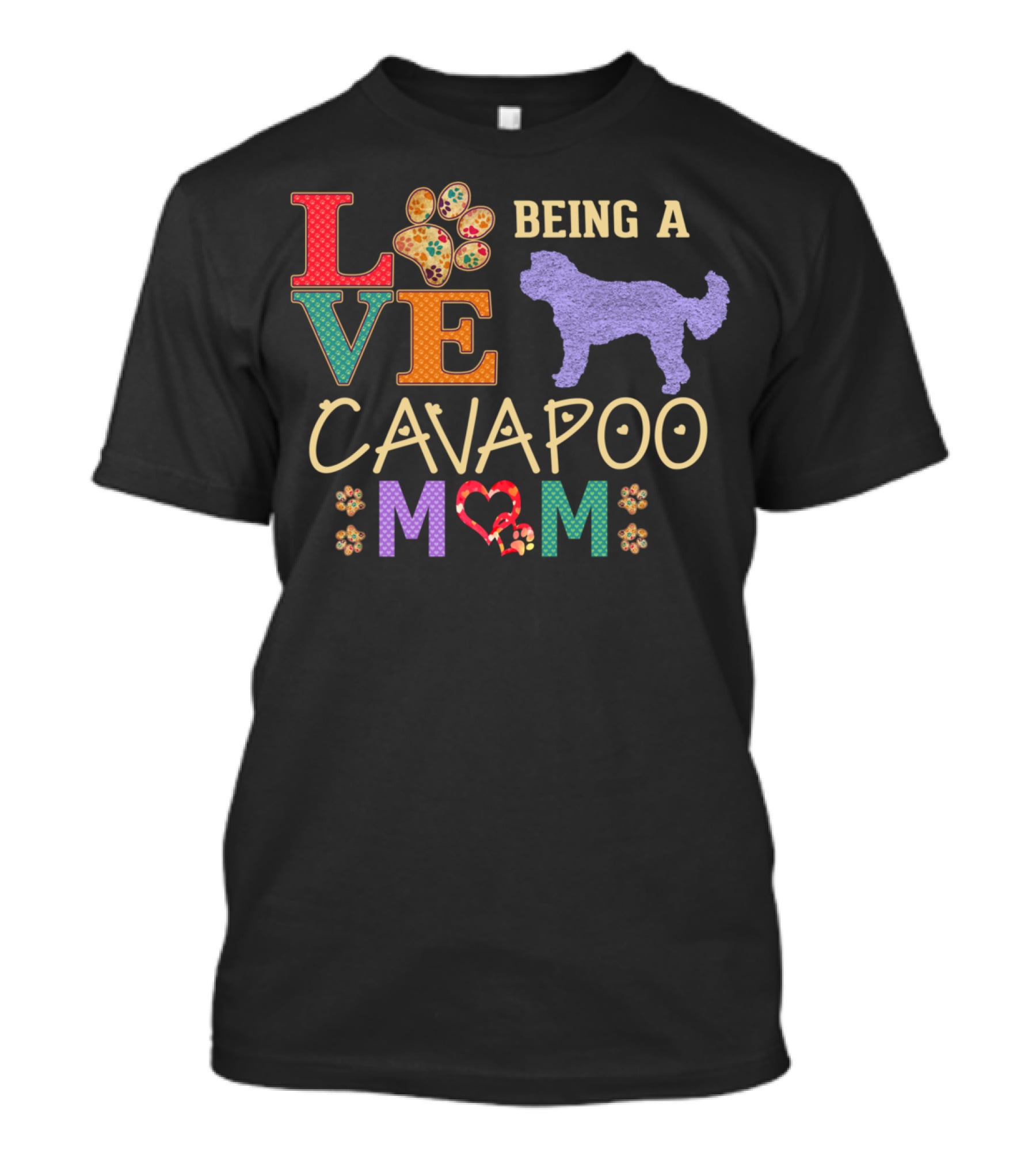 LOVE Being A Cavapoo Mom T-Shirt