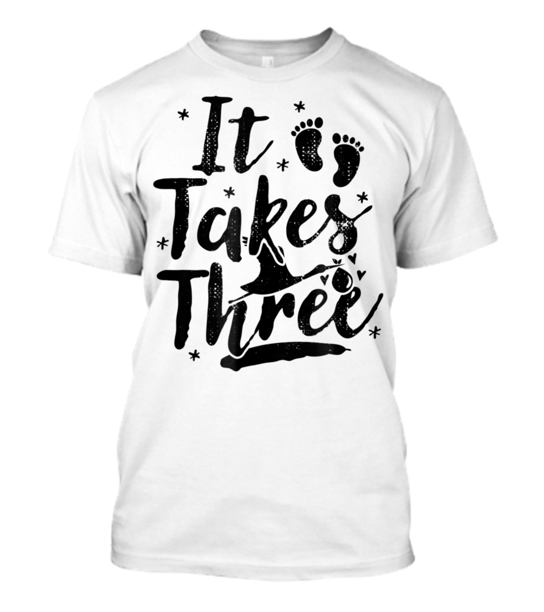 IVF IUI Baby It Takes Three Infertility Support Dad Doctor9 T-Shirt