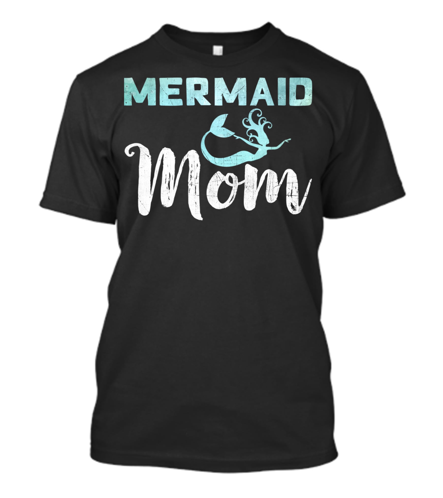 Mermaid Mom Mother's Day Celebration Cute 9 Birthday Party T-Shirt