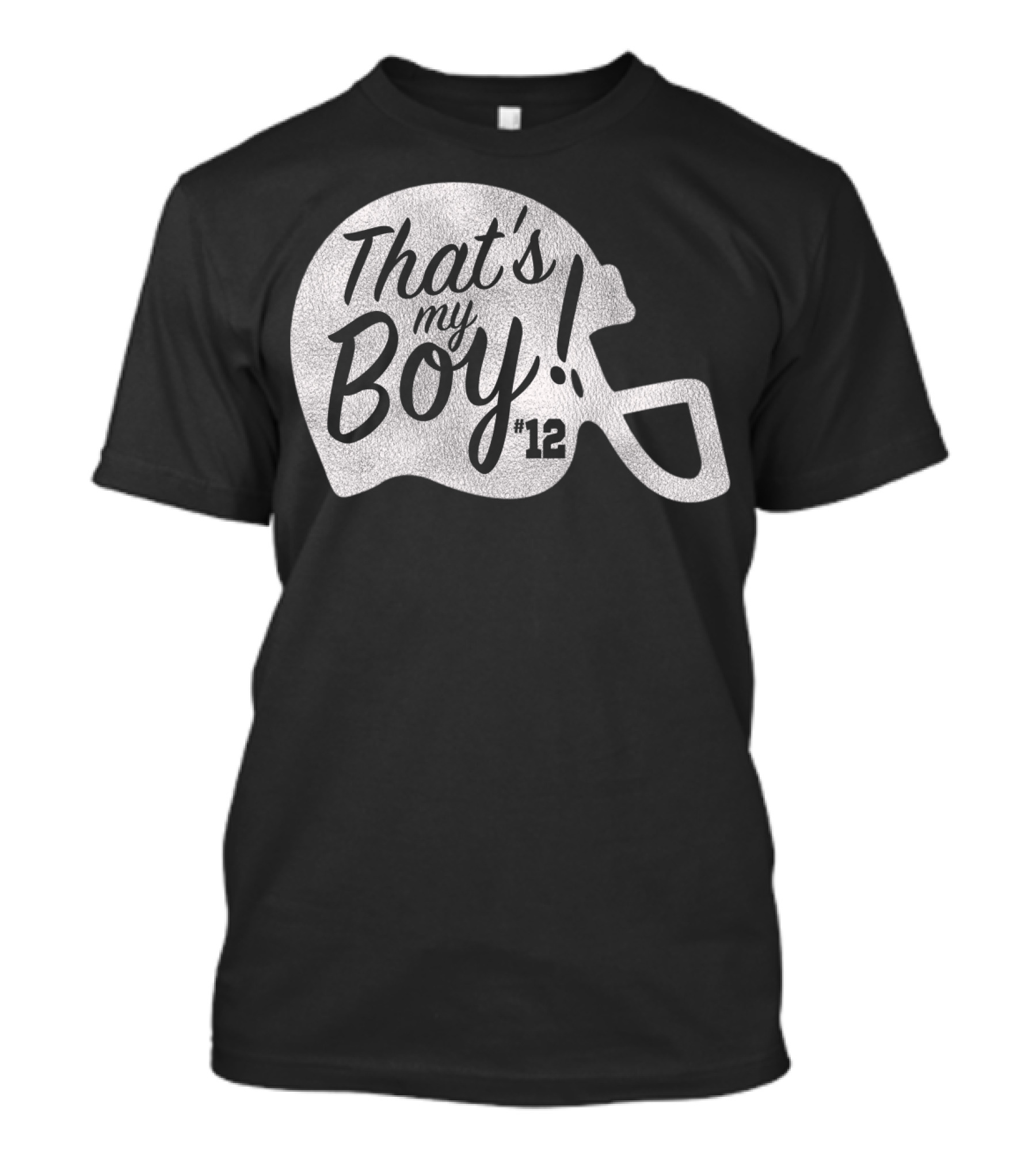 That's My Boy 12 Football Helmet T-Shirt