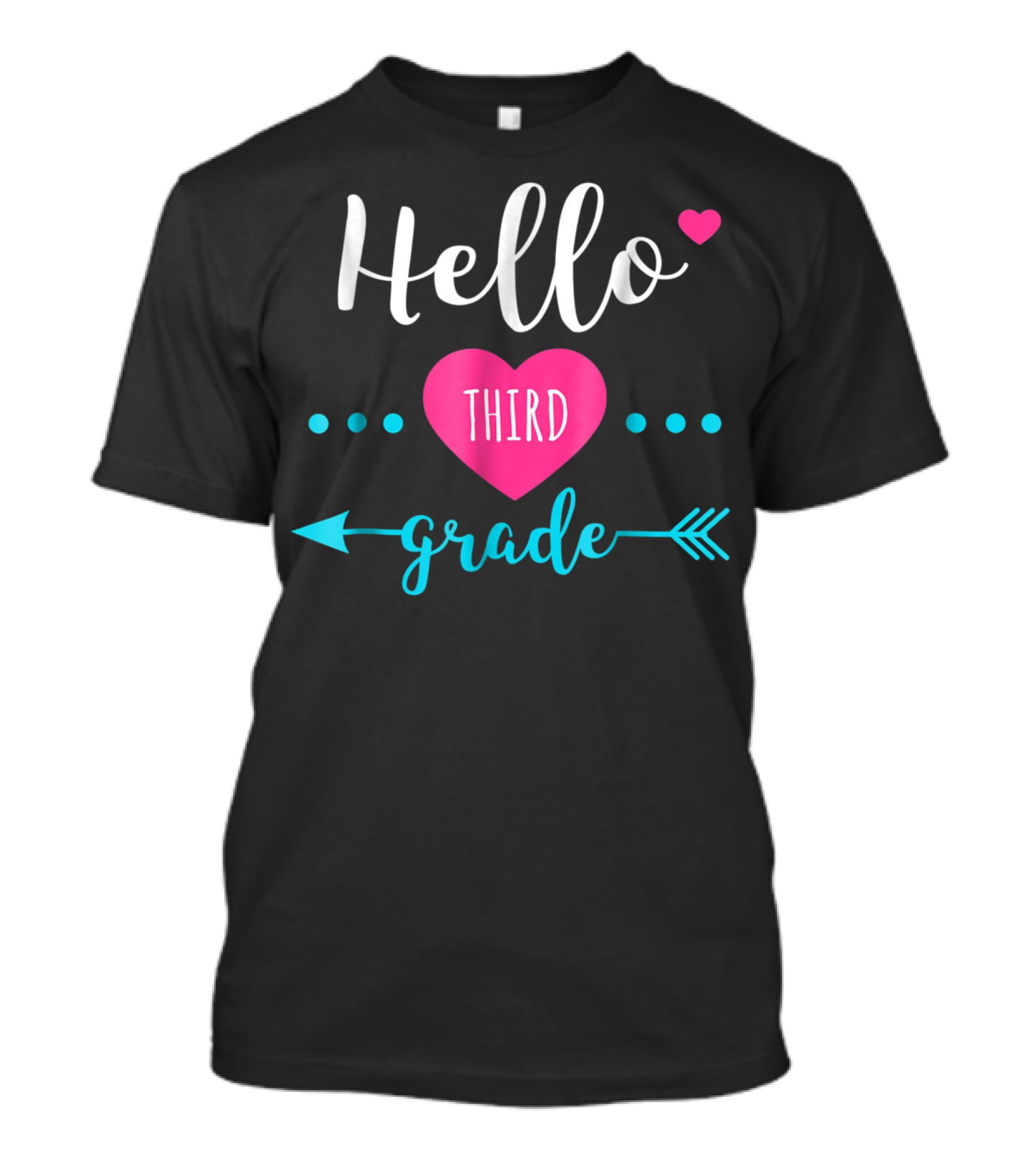 Hello Third Grade Back To School For 3rd Grade Kids Teacher T-Shirt
