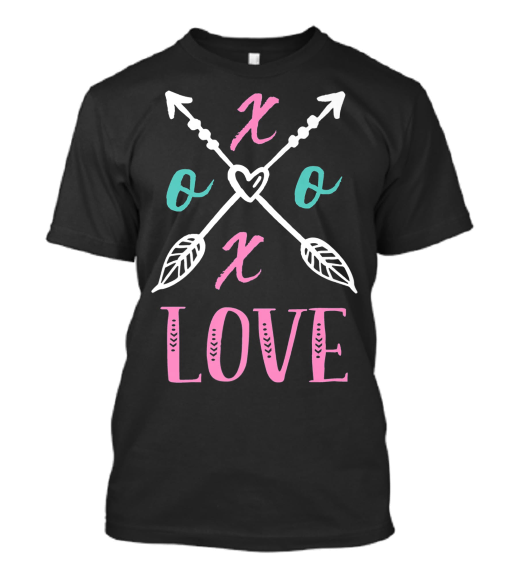 XOXO Love Arrows Boho Mom56 T-Shirt
