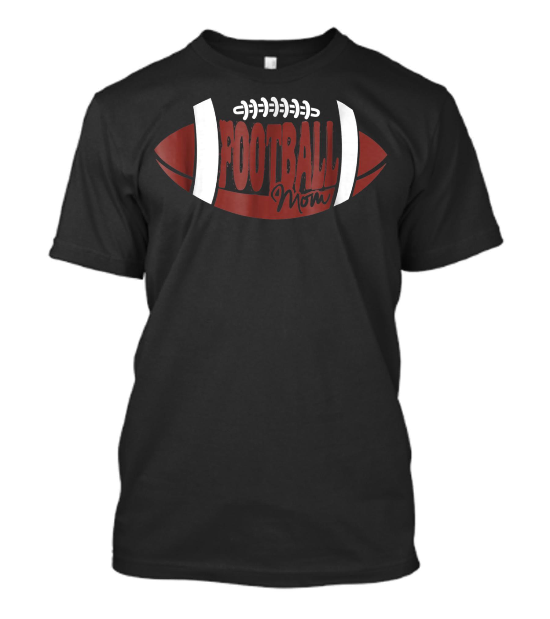 Football Mom Sporty Mom Of Football Daughters Sons Football T-Shirt