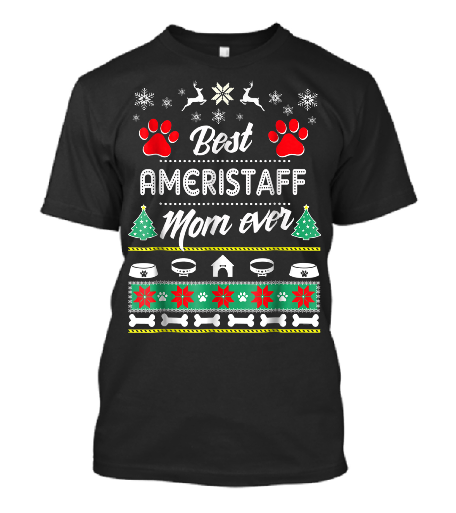Best Ameristaff Mom Ever Christmas T-Shirt