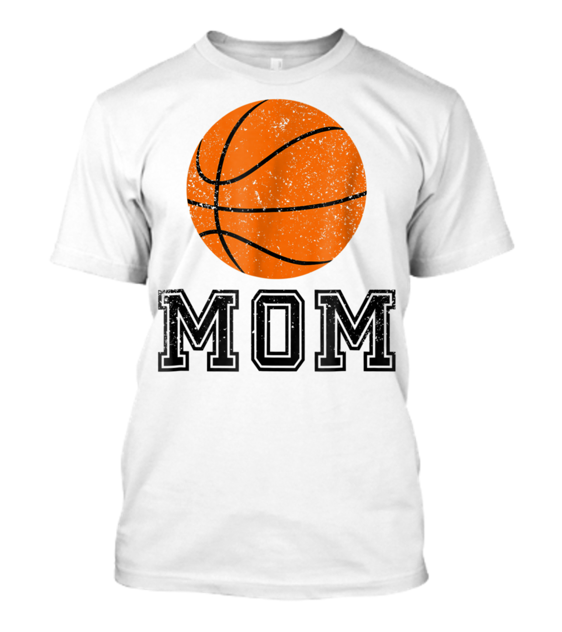 Basketball Mom Minimalist Ball MOM Mas88 T-Shirt