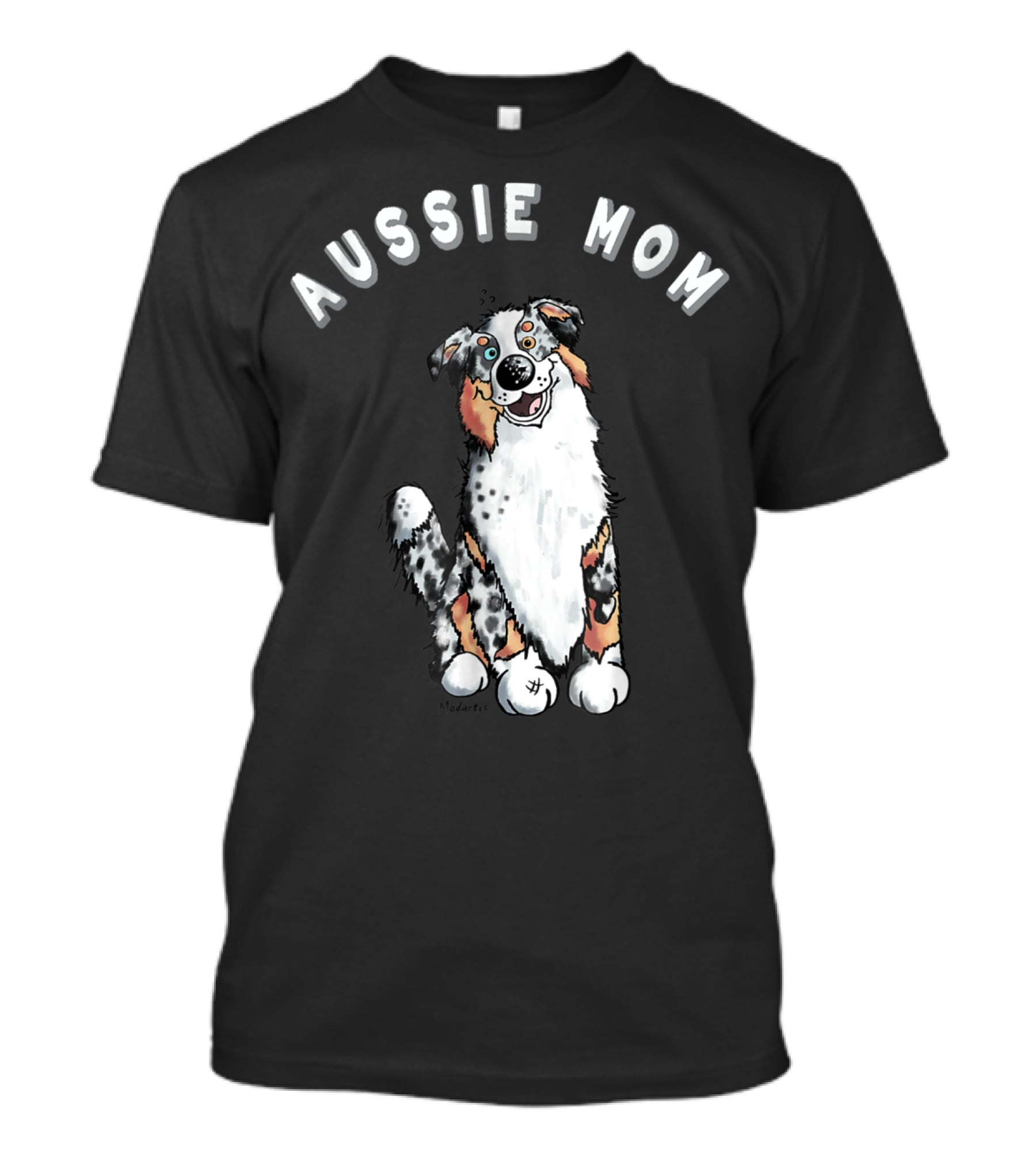 Aussie Mom I Australian Shepherd Dog T-Shirt