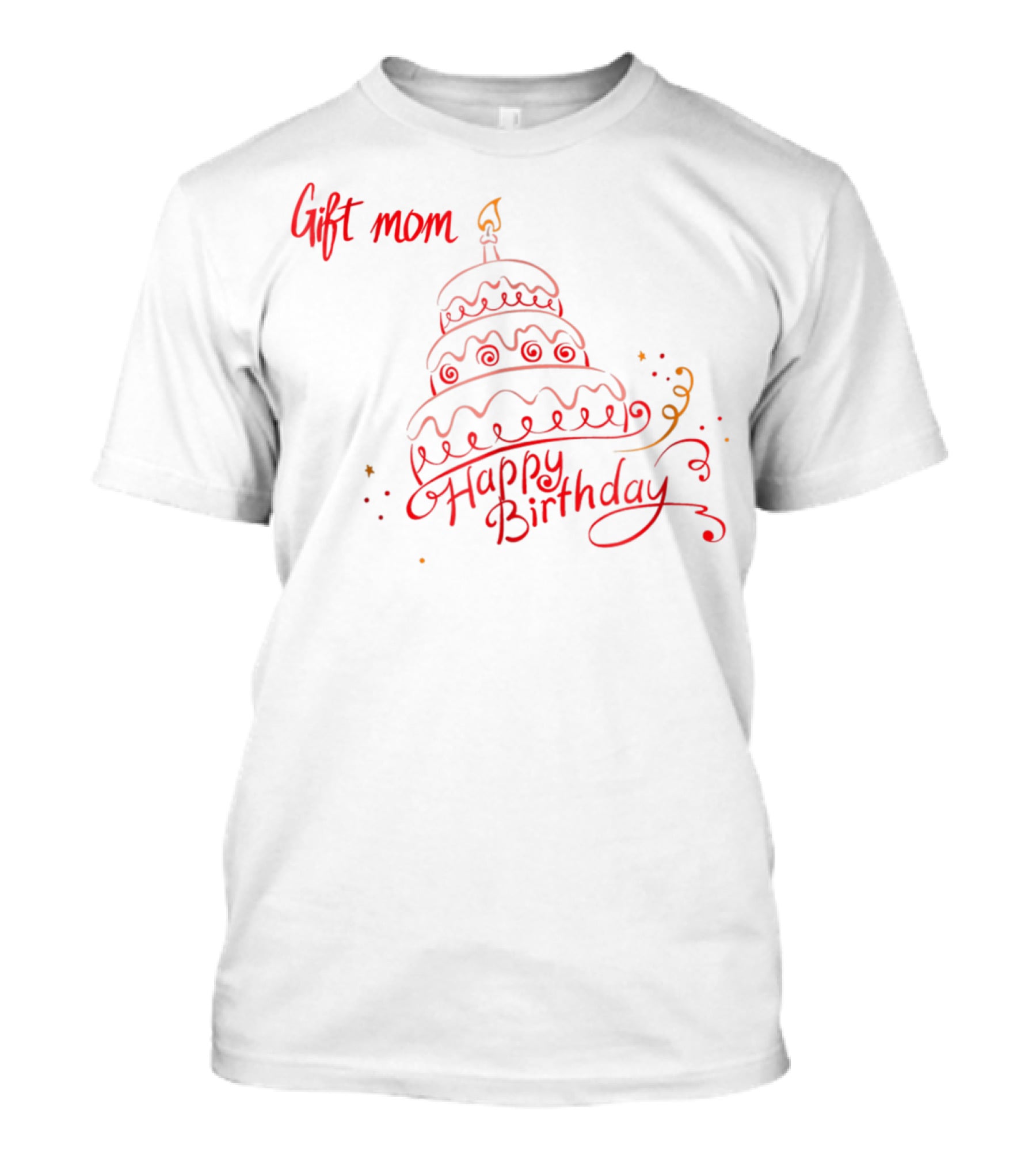 Gift Mom Happy Birthday Cake Perfect38 T-Shirt