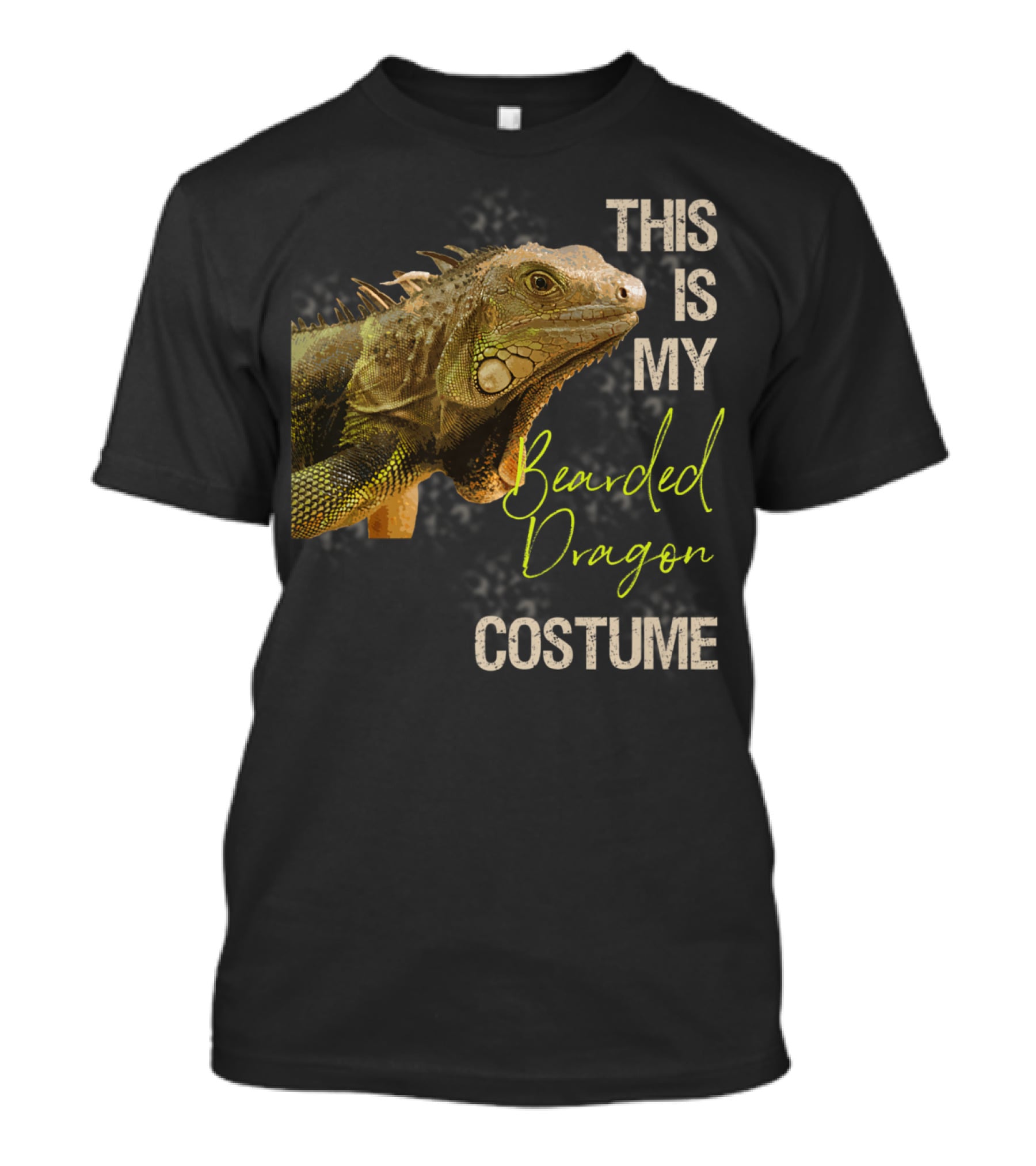 This Is My Bearded Dragon Costume Funny Bearded Dragon Costume Art Apparel Clothes38 T-Shirt