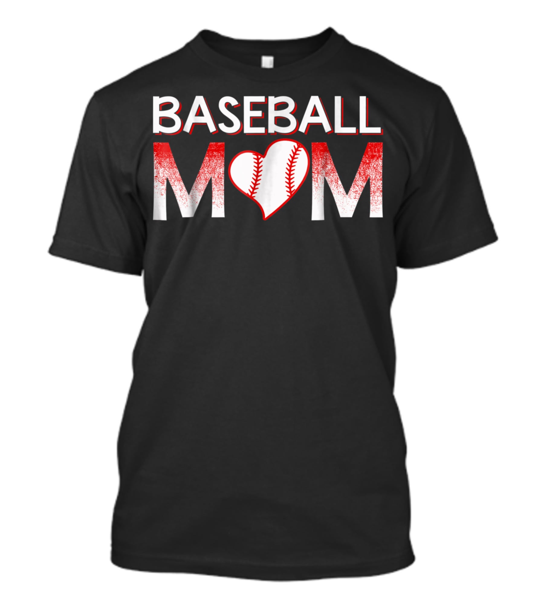 BASEBALL MOM LOVE BASEBALL PLAYER HEART T-Shirt
