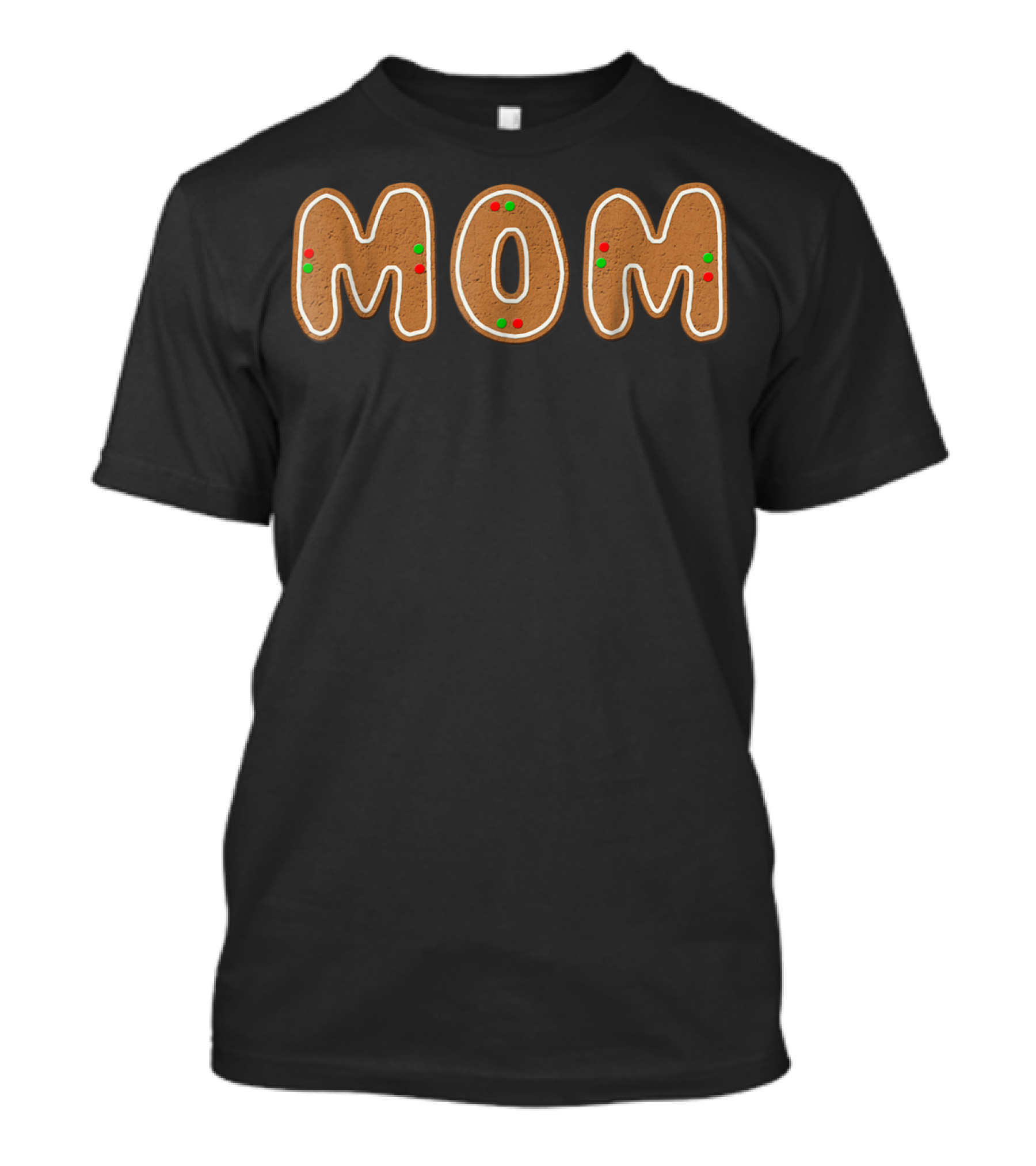 Christmas Gingerbread Mom Family Matching Holiday T-Shirt