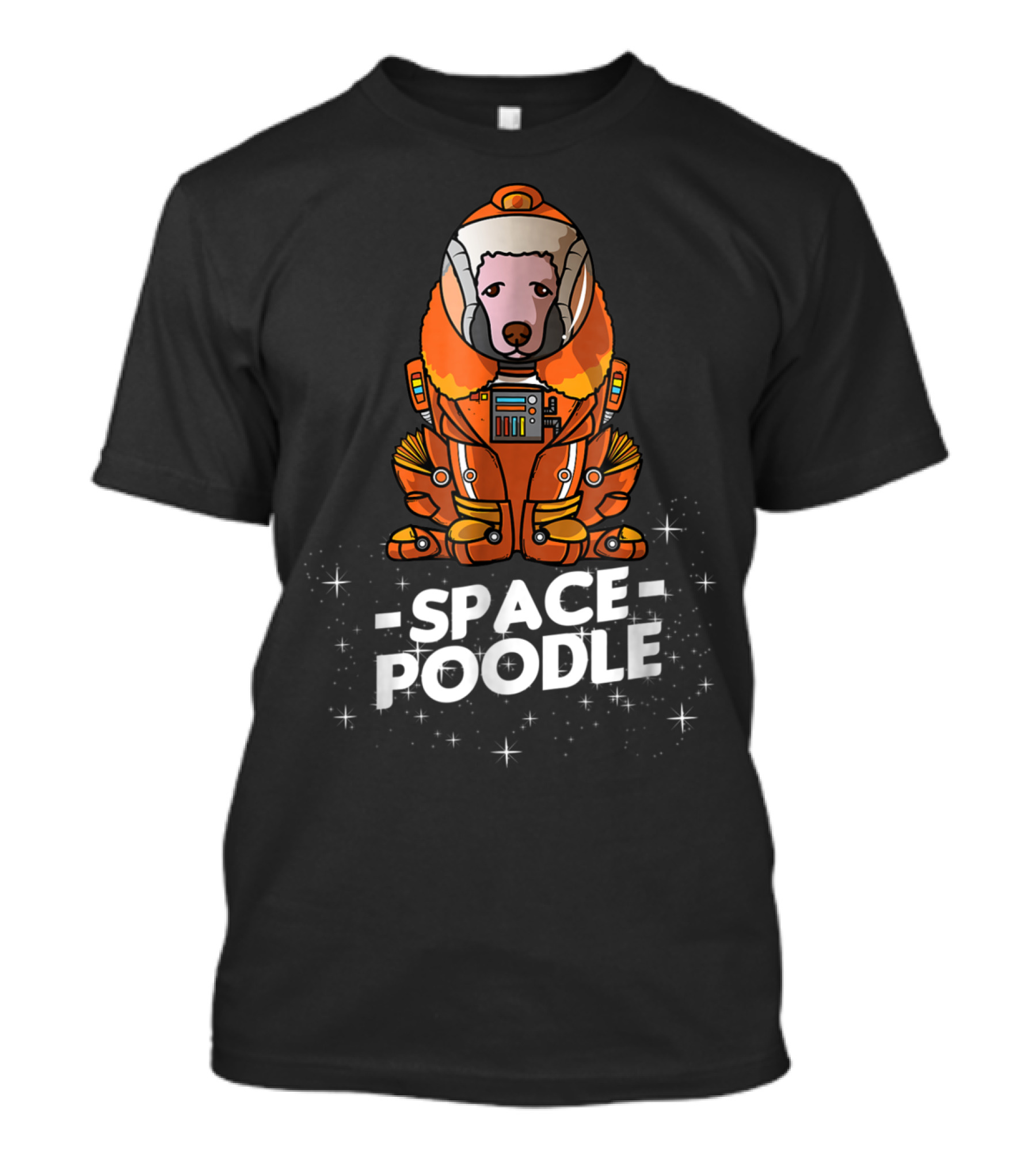 Space Poodle Suit Christmas Dog Owner T-Shirt