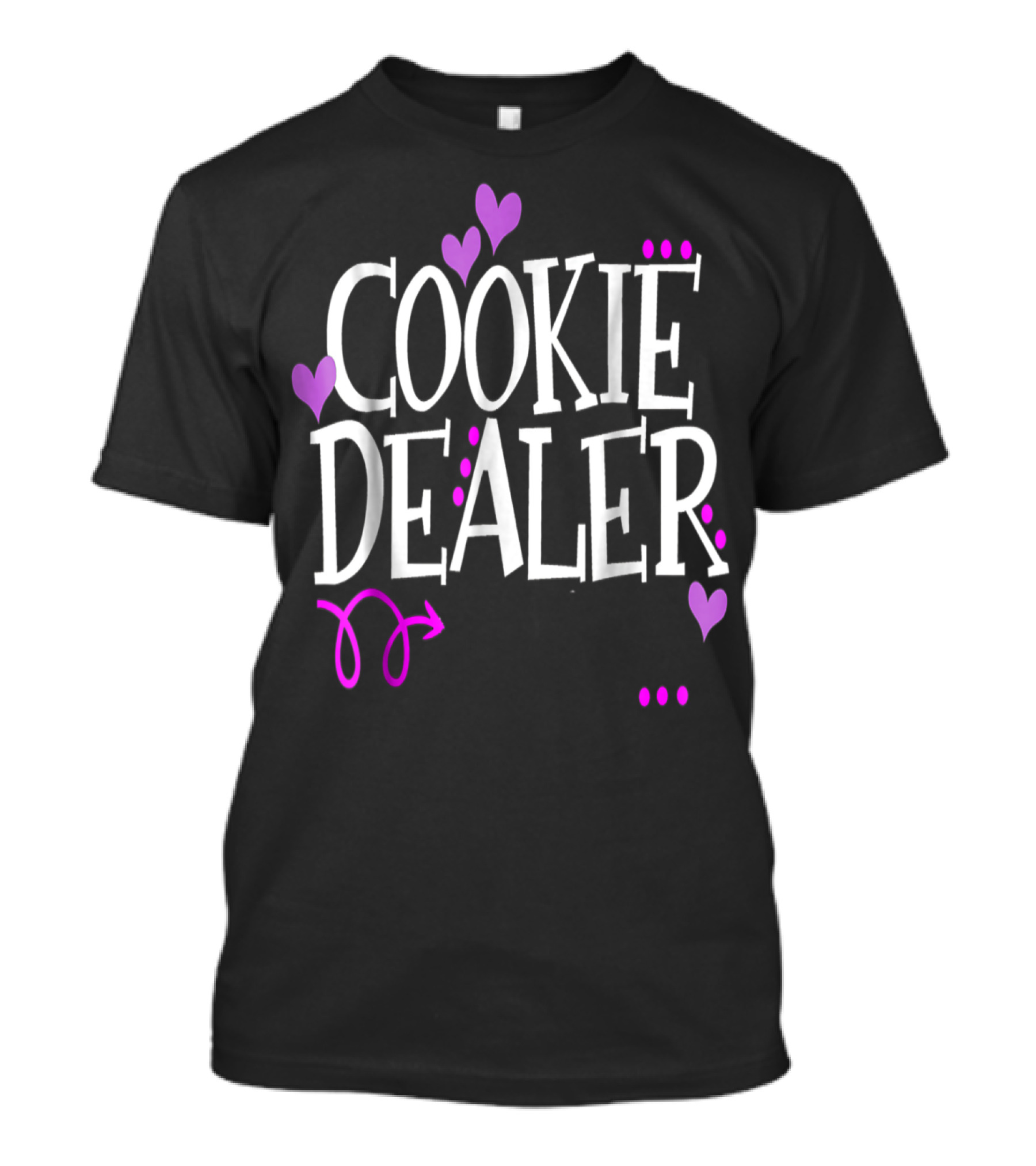 Cookie Dealer Hearts And Arrow T-Shirt