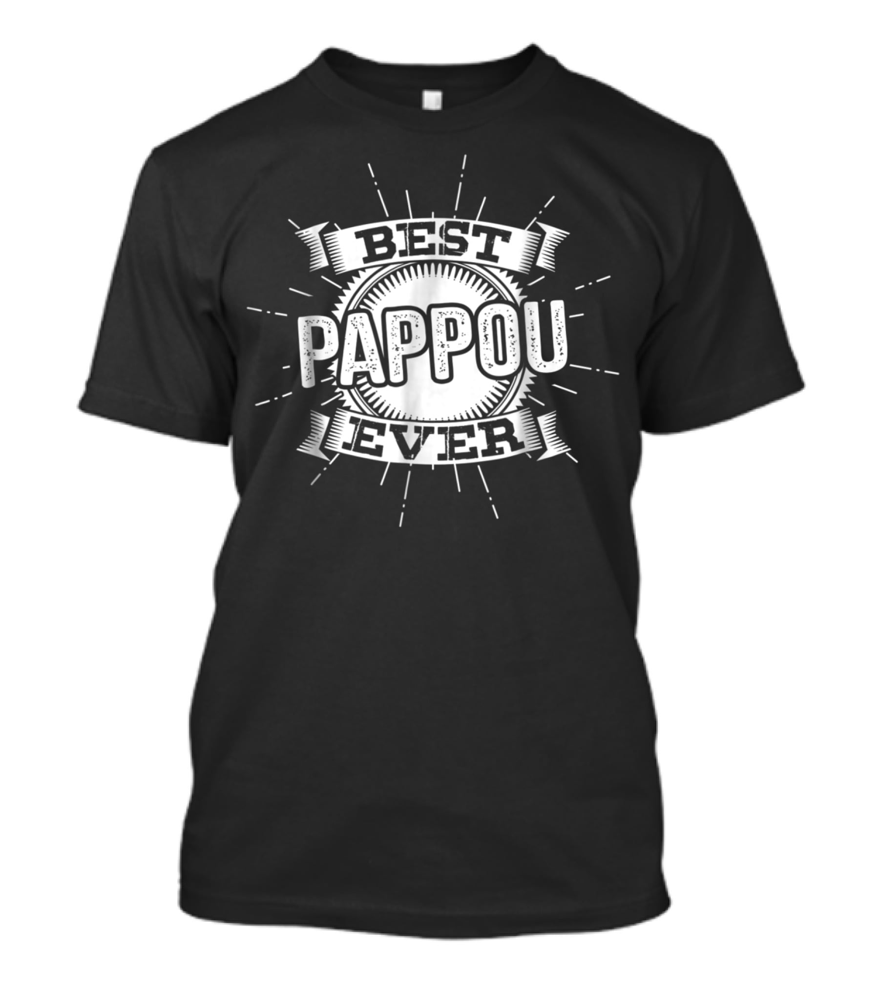 Best Pappou Ever Father's Day Gift For Greek Grandfather T-Shirt