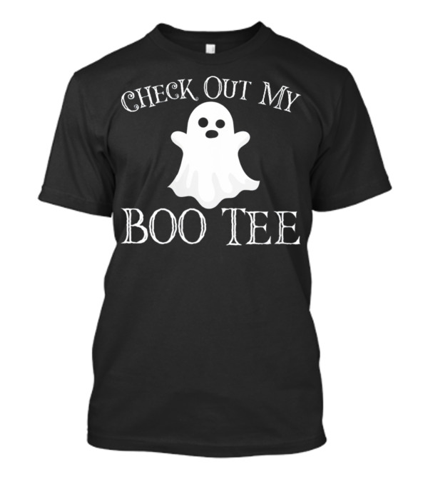 Check Out My Boo Tee Funny Ghost Halloween Booty T-Shirt