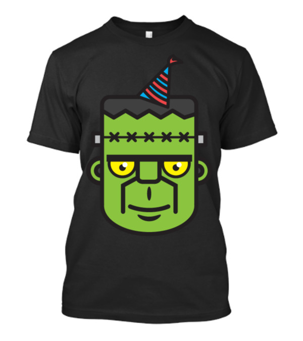 Halloween Frankensteins Monster Party Hat Trick Or Treat T-Shirt