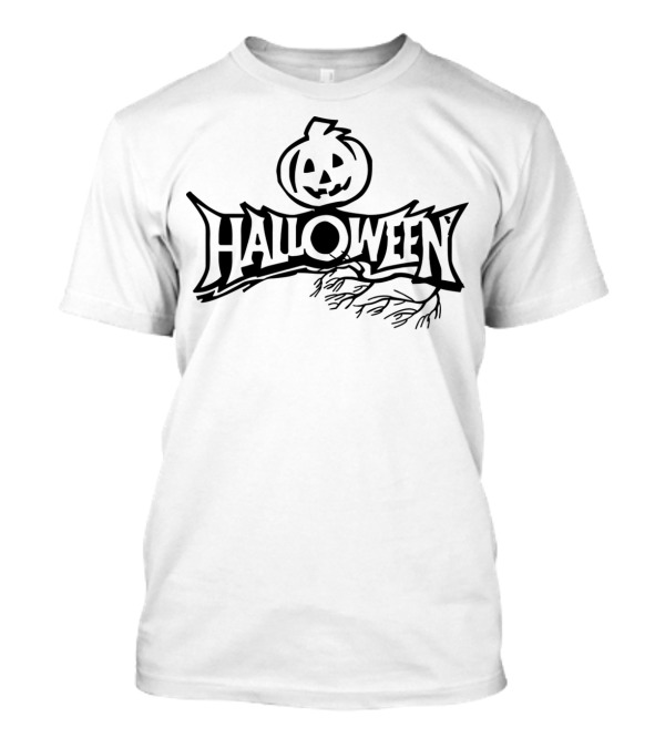 Halloween Jack-o'-Lantern With Creepy Branches T-Shirt