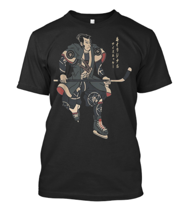 Samurai Ice Hockey Christmas Original Ice T-Shirt