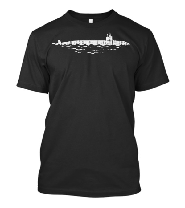 Us Navy Submarine Vessel Vintage Submariner Retro Submarine T-Shirt